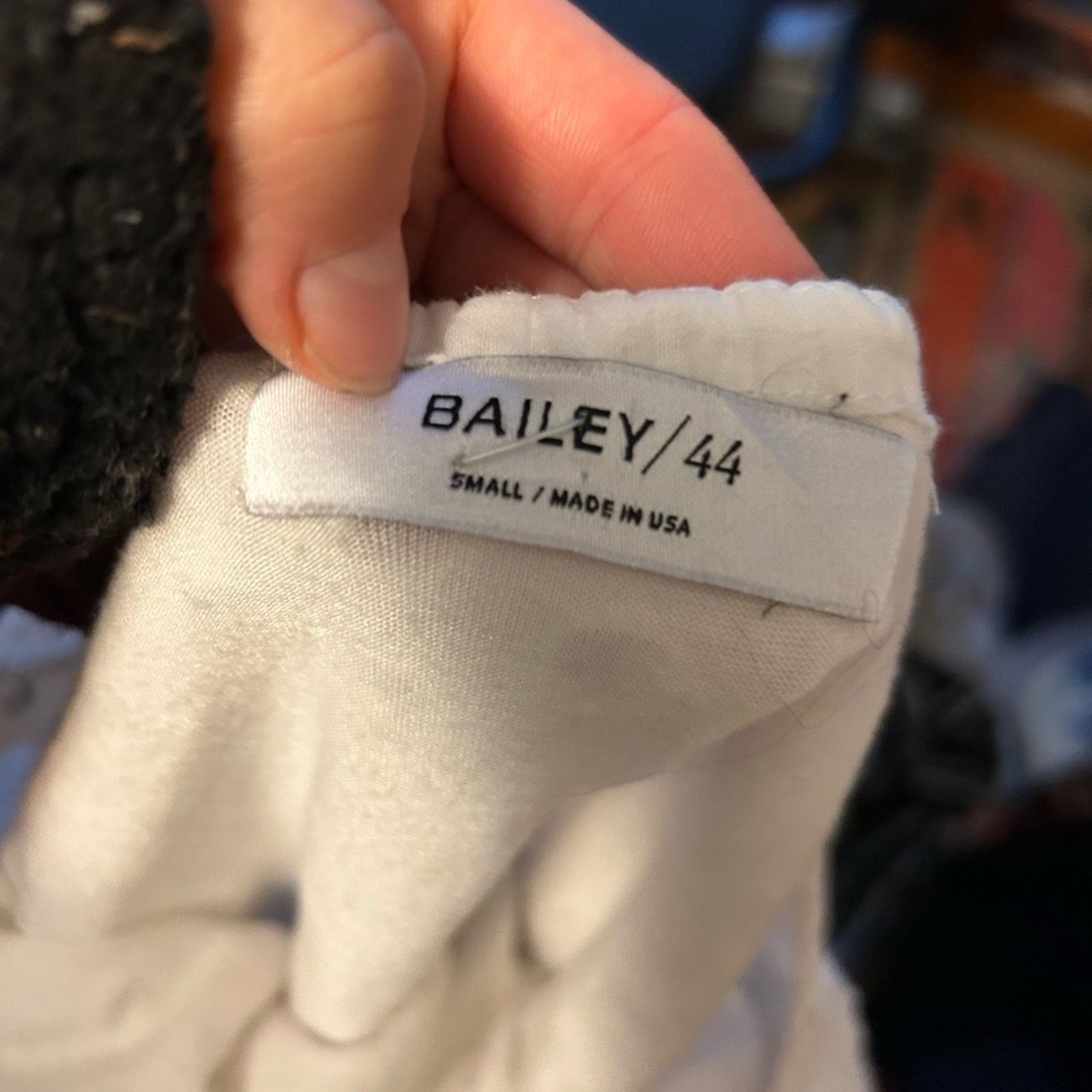 Bailey 44 Bailey44 White Eyelet Off Shoulder Phlox Bell Sleeve Blouse Size S / US 4 / IT 40 - 2 Thumbnail