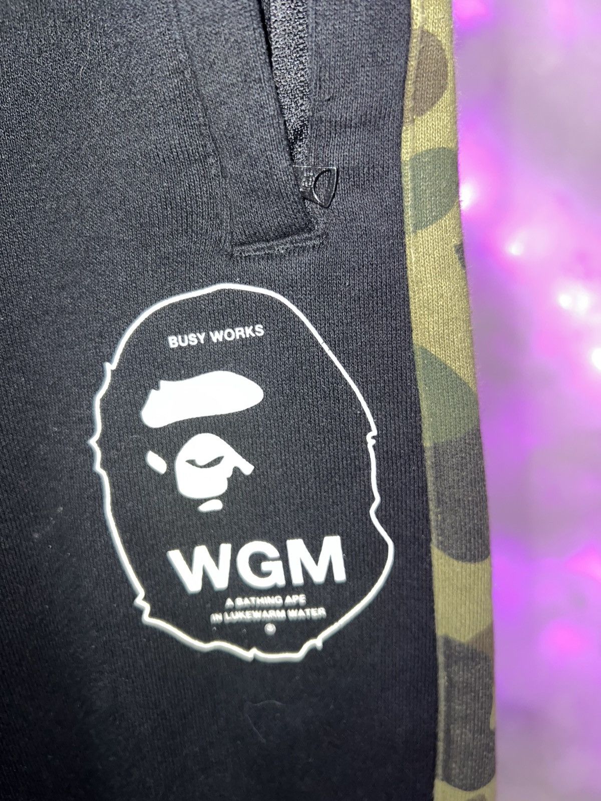 Bape Bape Zipper Pocket Side Camo Sweats🪖 Size US 30 / EU 46 - 3 Thumbnail