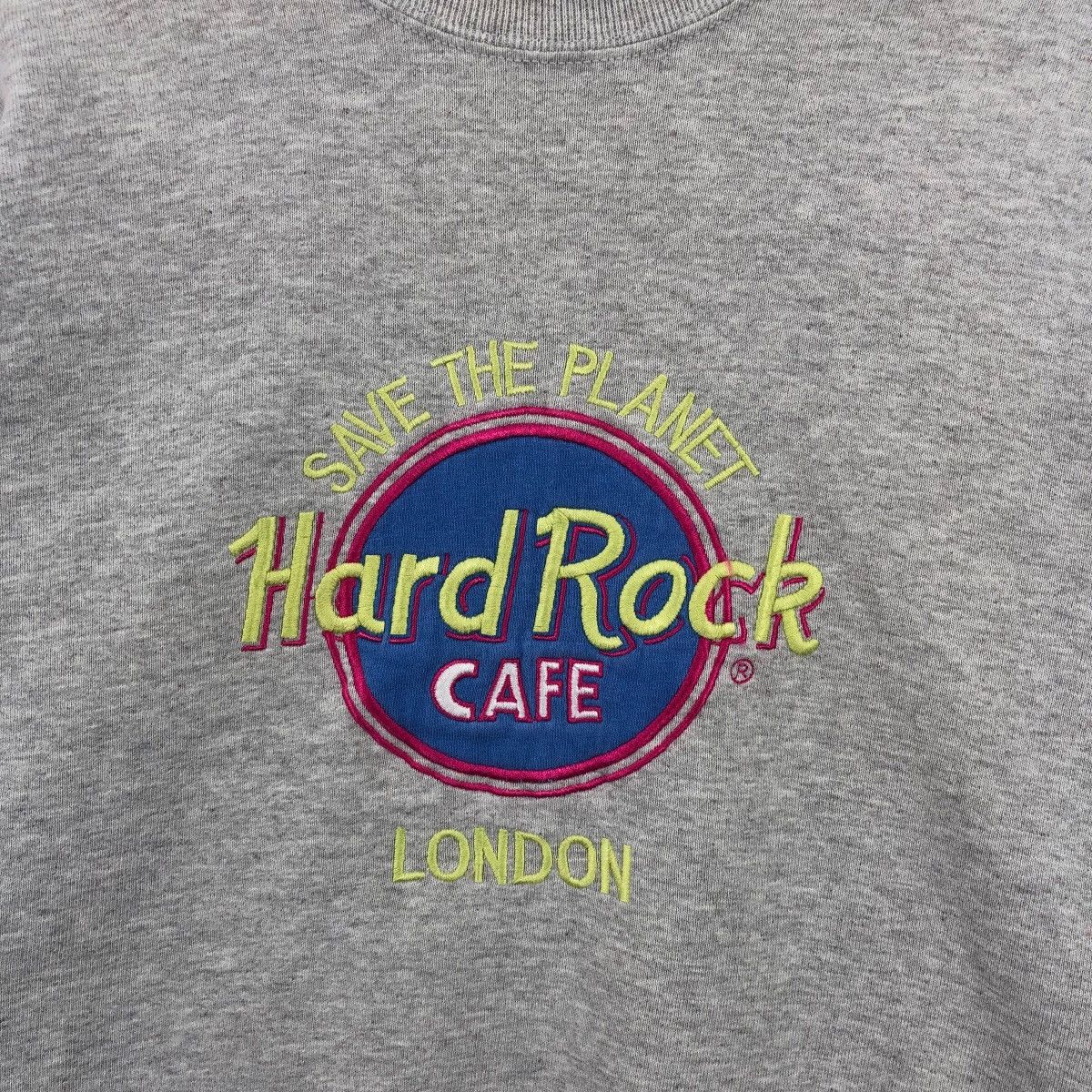 Vintage HARD ROCK CAFE London Save The Planet Fotl Sweatshir