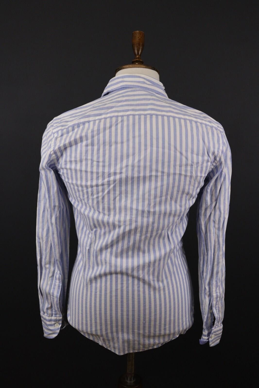 Designer Boggi Milano New Classic Custom Fit Stripe Shirt Size S Size US S / EU 44-46 / 1 - 6 Thumbnail