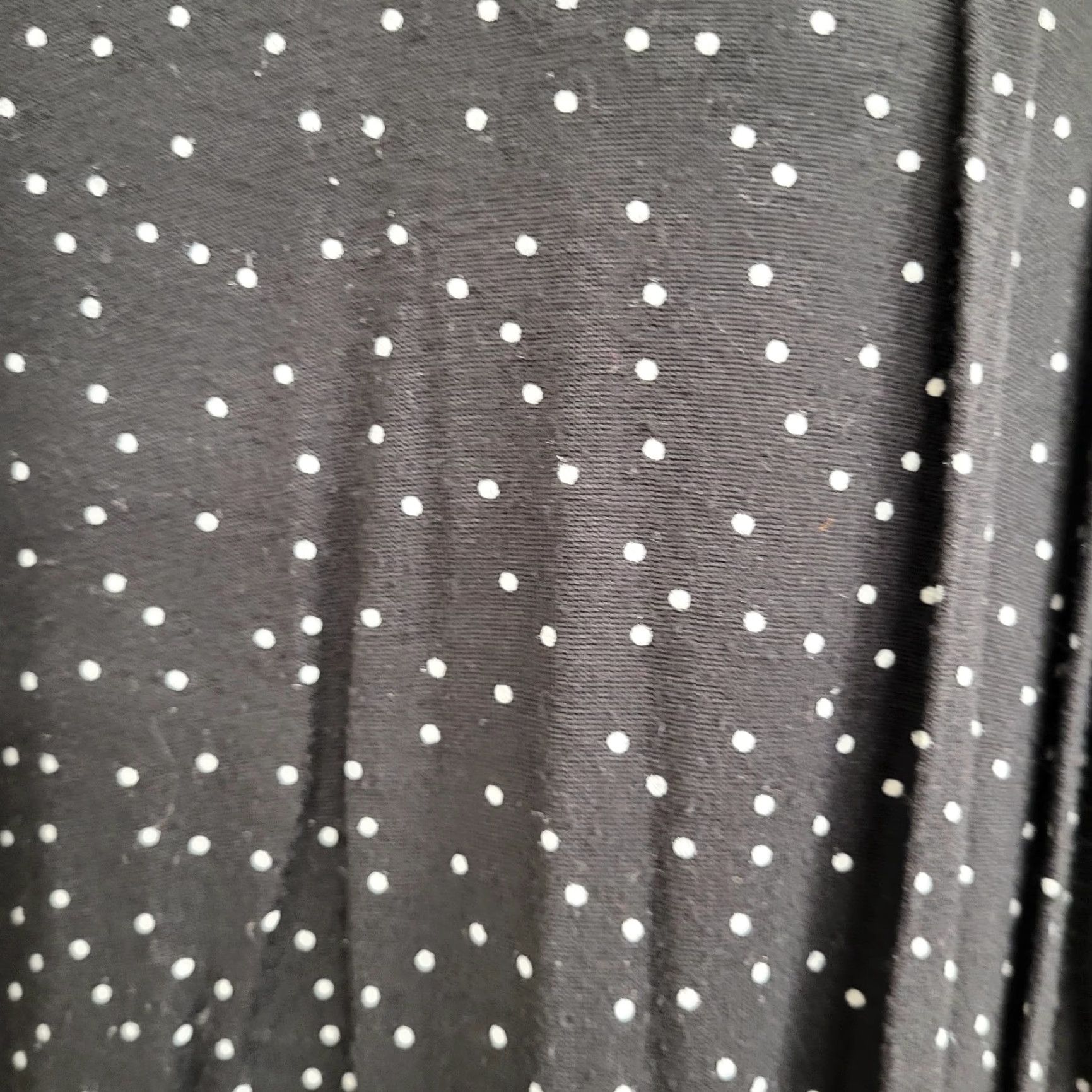 Ellen Tracy Ellen Tracy Blouse Women's 2X Polka Dot Long Sleeve Shirt Black/Pink Trim Casual Women’s Shirt Size XXL / US 16-18 / IT 52-54 - 7 Thumbnail