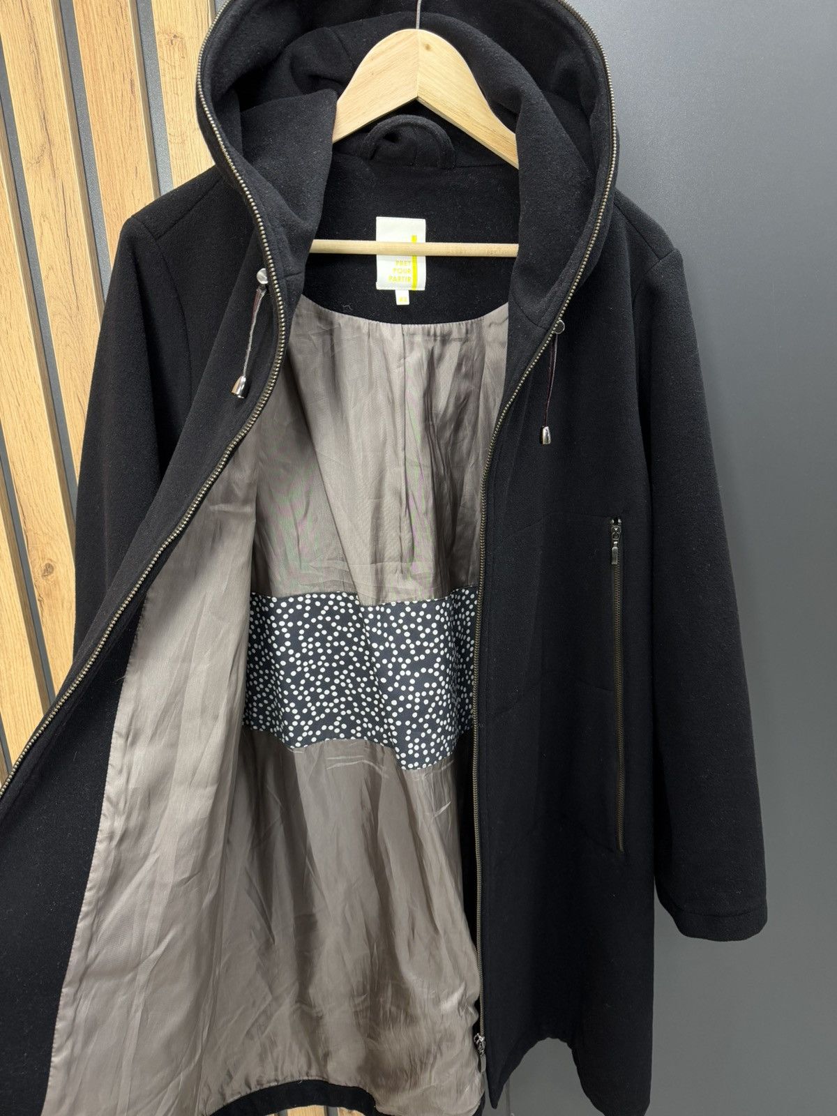 Other Pret Pour Partir Wool Cashmere Hooded Coat Size 42 Size M / US 6-8 / IT 42-44 - 9 Thumbnail