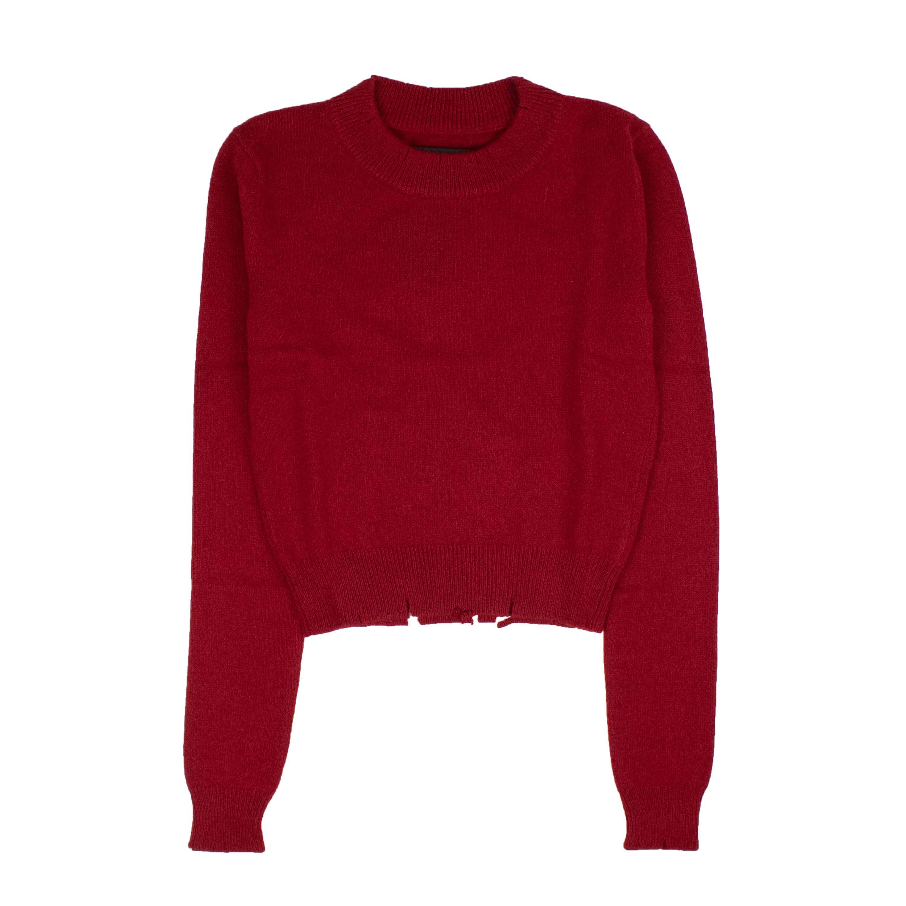 image of Amiri Red Classic Cashmere Crewneck Size Xs, Women's