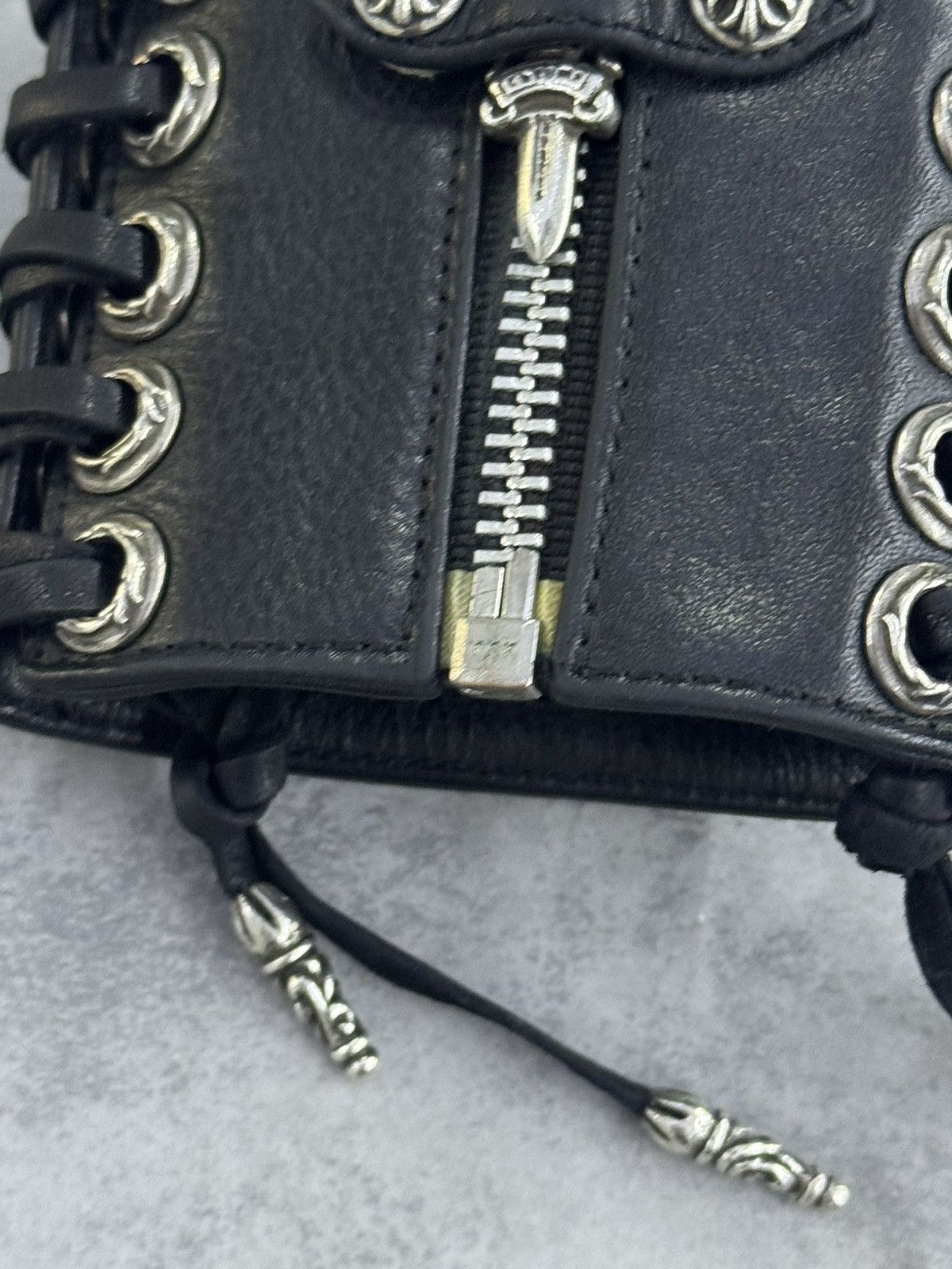 Chrome Hearts Chrome hearts leather bracelet Size ONE SIZE - 6 Thumbnail