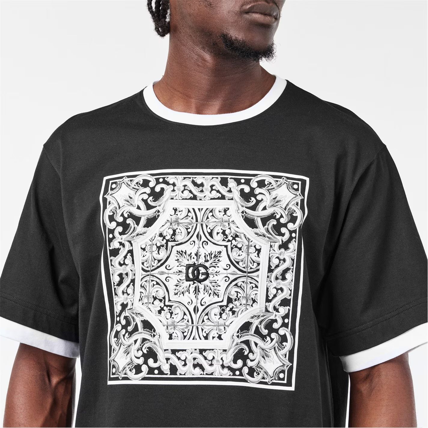 Dolce & Gabbana o1g2r1mq0426 T-Shirt in Nero Size US L / EU 52-54 / 3 - 5 Thumbnail
