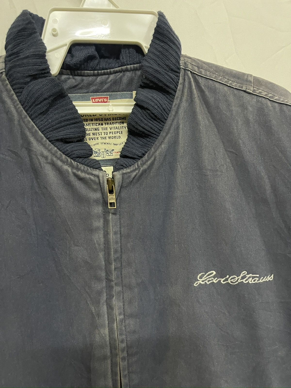 Levi's × Levi's Vintage Clothing × Vintage Very Rare‼️Vintage Sun faded 90s Levis Detroit Jacket Size US L / EU 52-54 / 3 - 6 Thumbnail