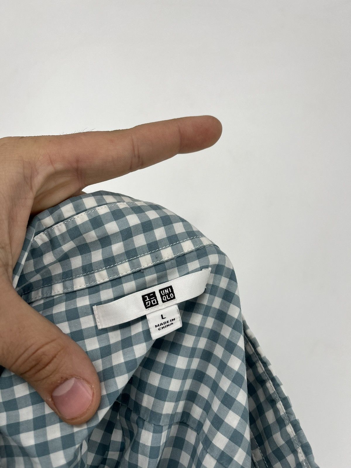 Uniqlo × Vintage Vintage Uniqlo Plaid Blake Cotton Flannel Streetwear Style Size US L / EU 52-54 / 3 - 9 Thumbnail