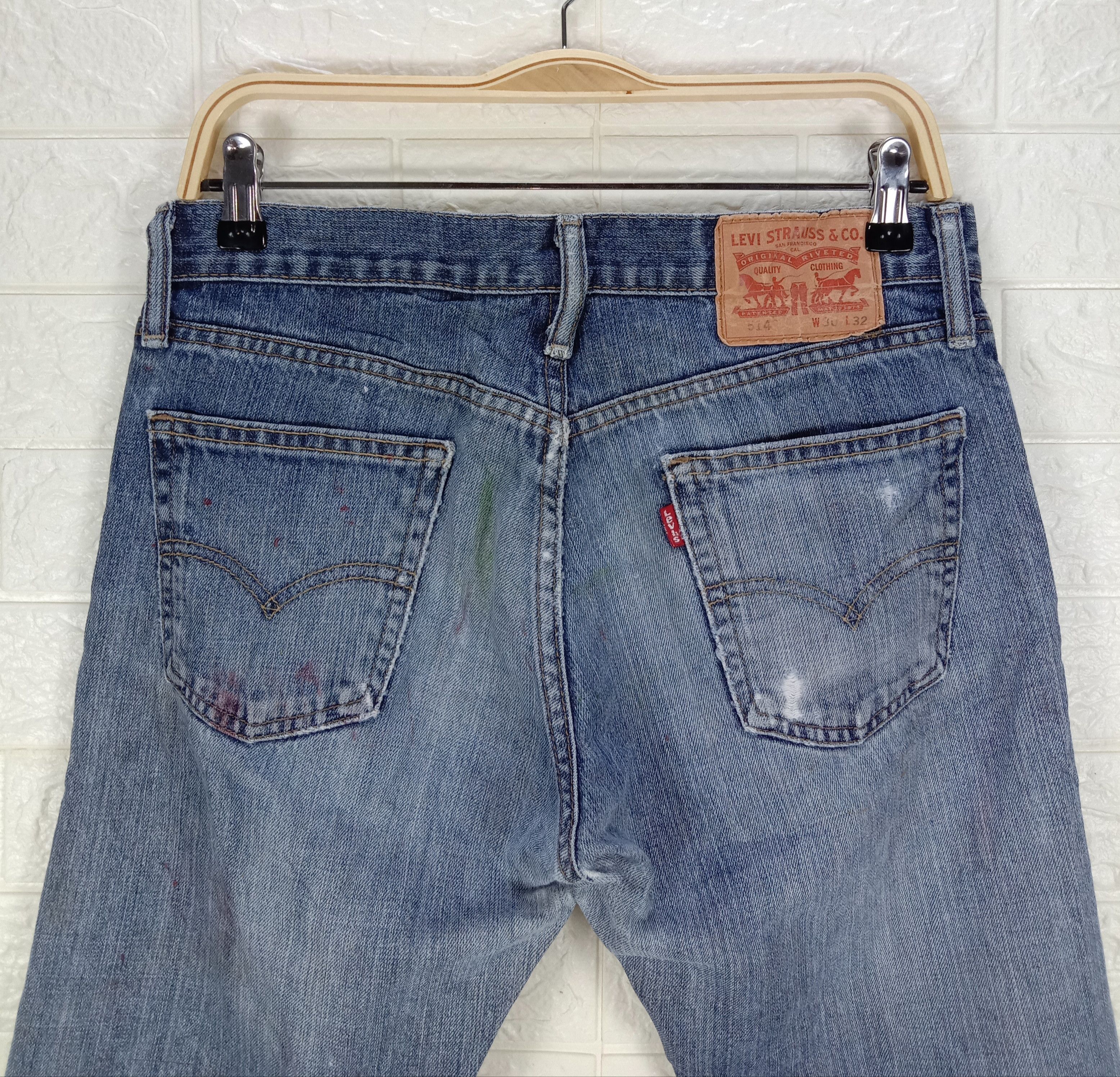 Levi's Vintage Levi's 514 Paint Splatter Jeans Distressed Denim Size US 30 / EU 46 - 6 Thumbnail