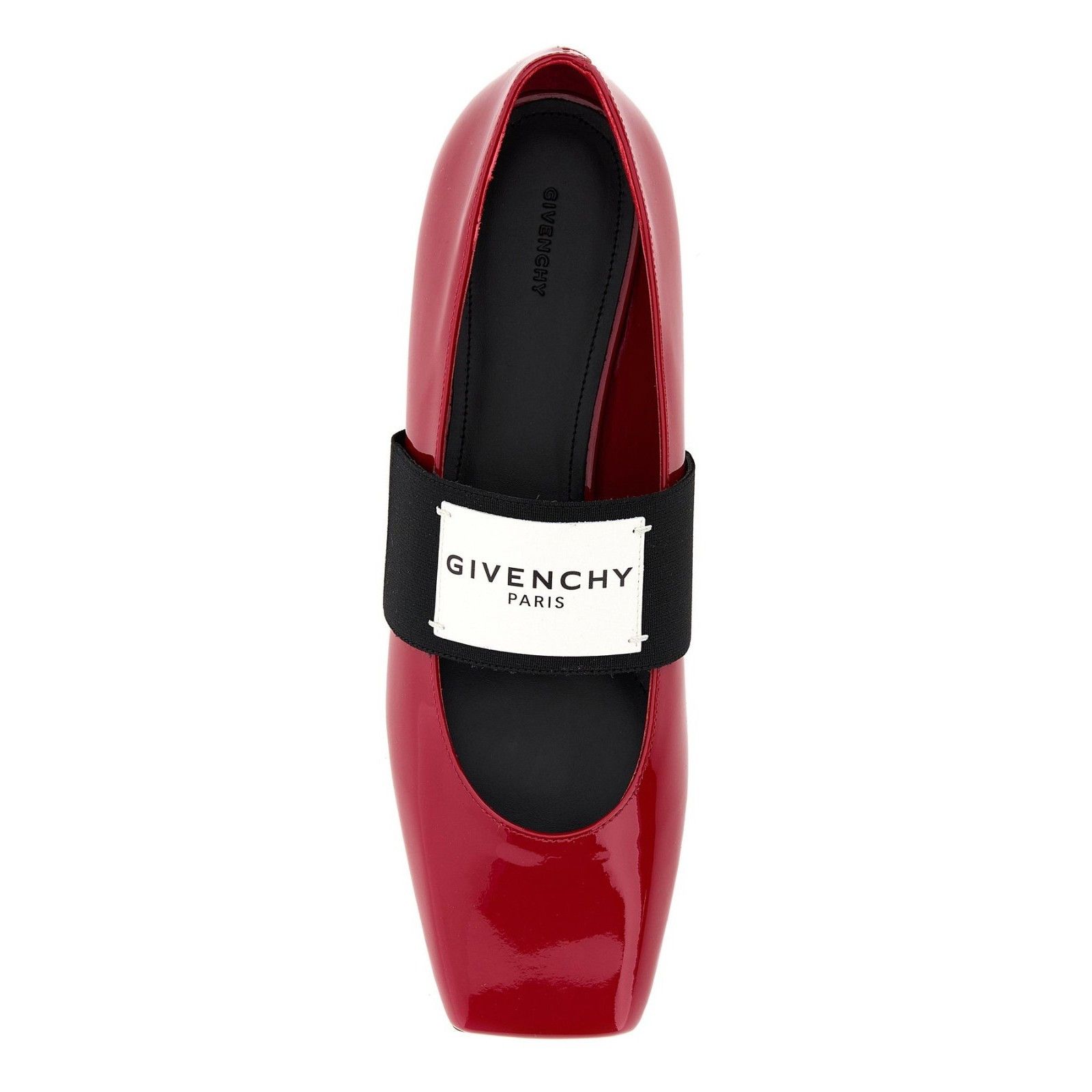 Givenchy GIVENCHY Squared Red Leather Ballerina Flats New & Authentic Size US 8 / IT 38 - 4 Thumbnail