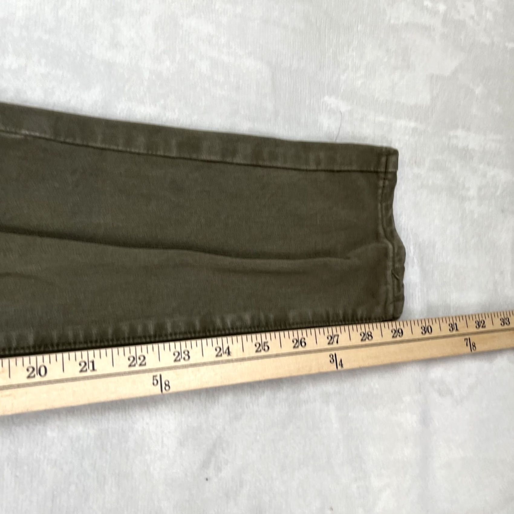 Levi's Levi's 711 Skinny Jeans Pants Women's 29 Green Mid Rise Stretch Denim Jeans Size 29" - 6 Thumbnail