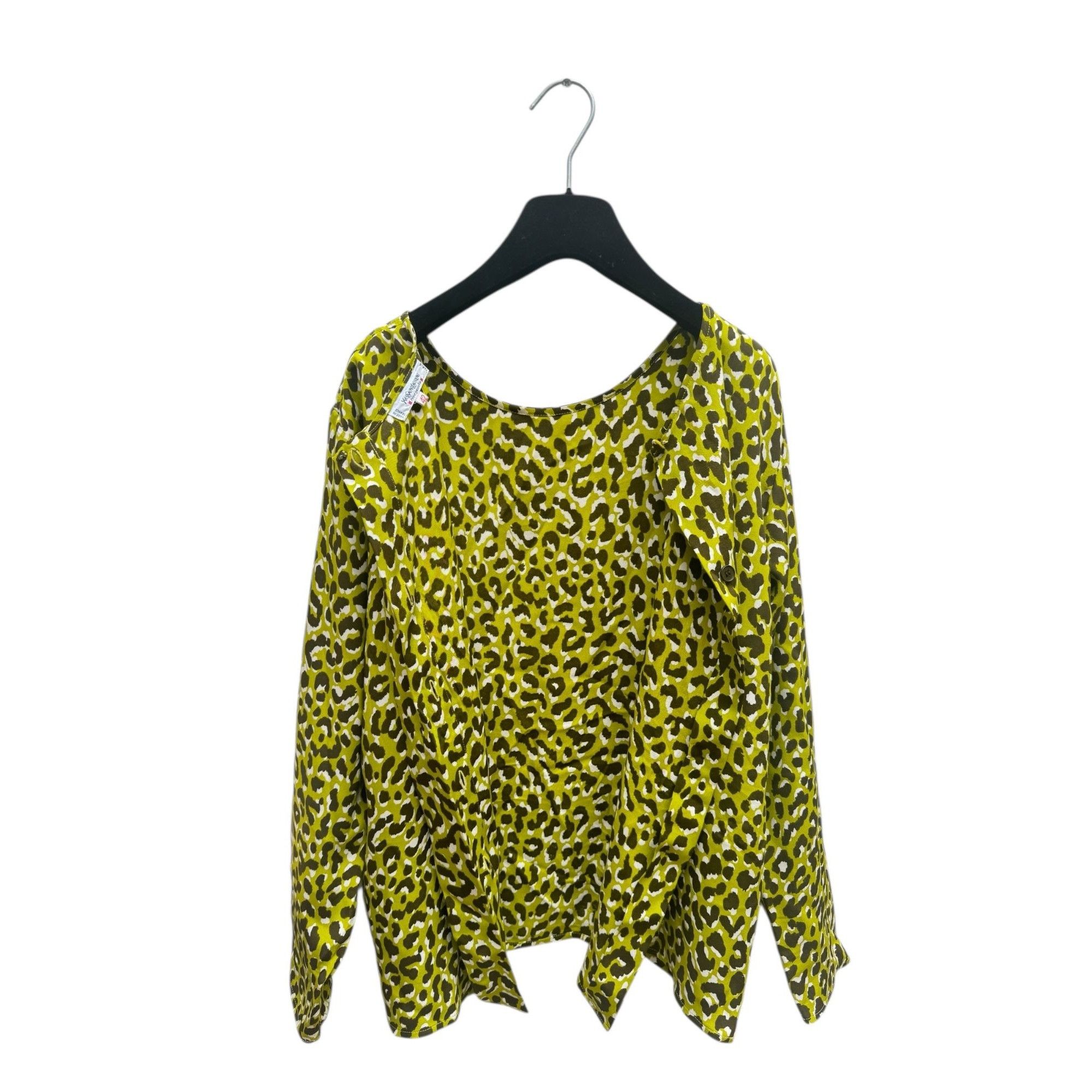 Yves Saint Laurent 1970s Leopard Print Blouse Size M / US 6-8 / IT 42-44 - 4 Thumbnail