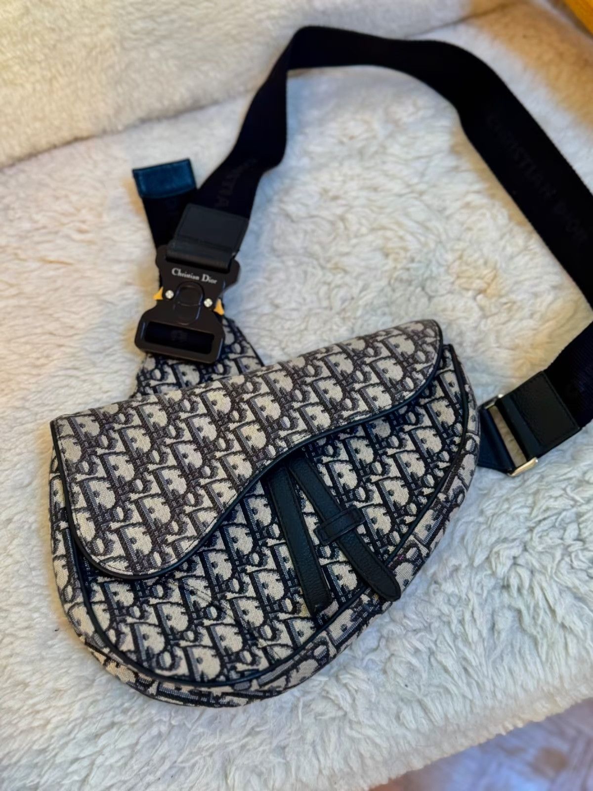 Christian Dior Monsieur Christian Dior Saddle Bag (Oblique) Size ONE SIZE - 5 Thumbnail