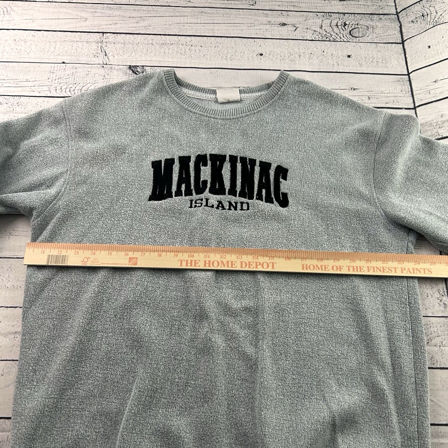 CO Pacific Mackinic Island Sweatshirt Women's Large Gray Shirt Size L / US 10 / IT 46 - 4 Thumbnail