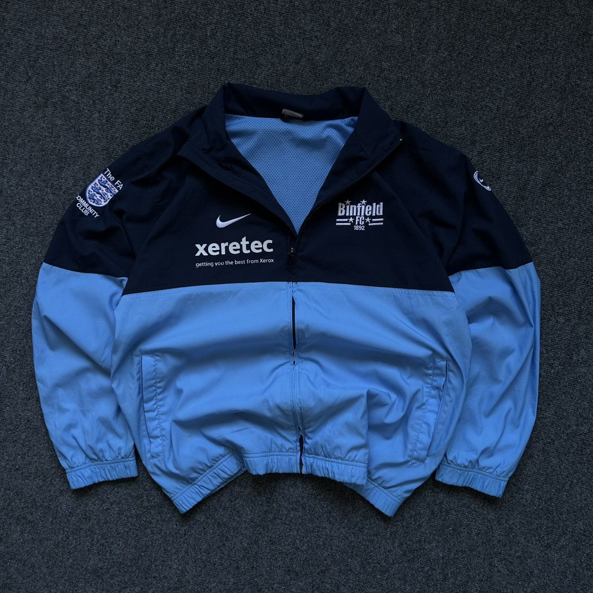 Issey Miyake VTG Nike Windbreaker Benfield Fc Zip Sweater Y2K Size L Engl Size US L / EU 52-54 / 3 - 2 Thumbnail