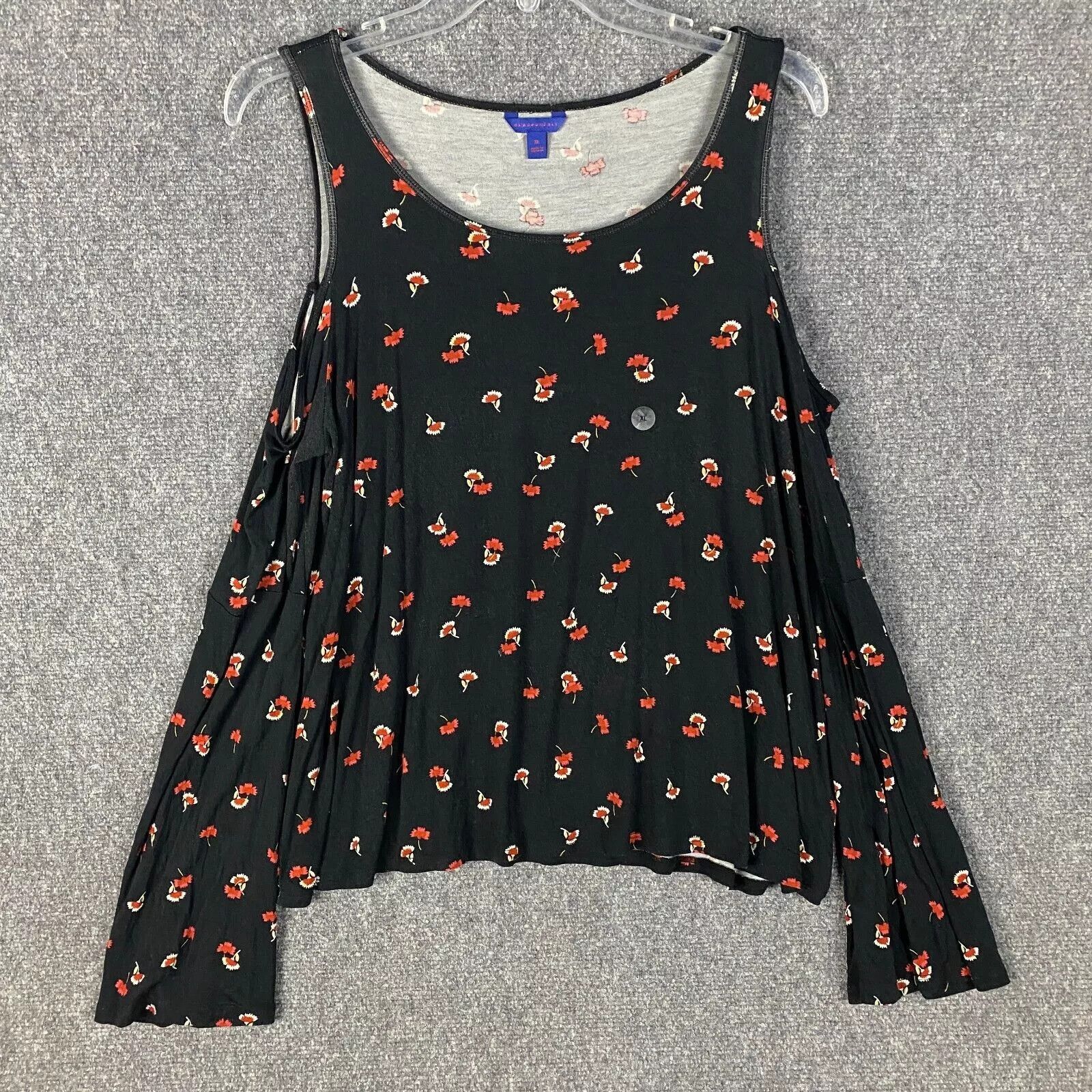 Aeropostale Aeropostale Blouse Women's XL Cold Shoulder Long Sleeve Size XL / US 12-14 / IT 48-50 - 1 Thumbnail