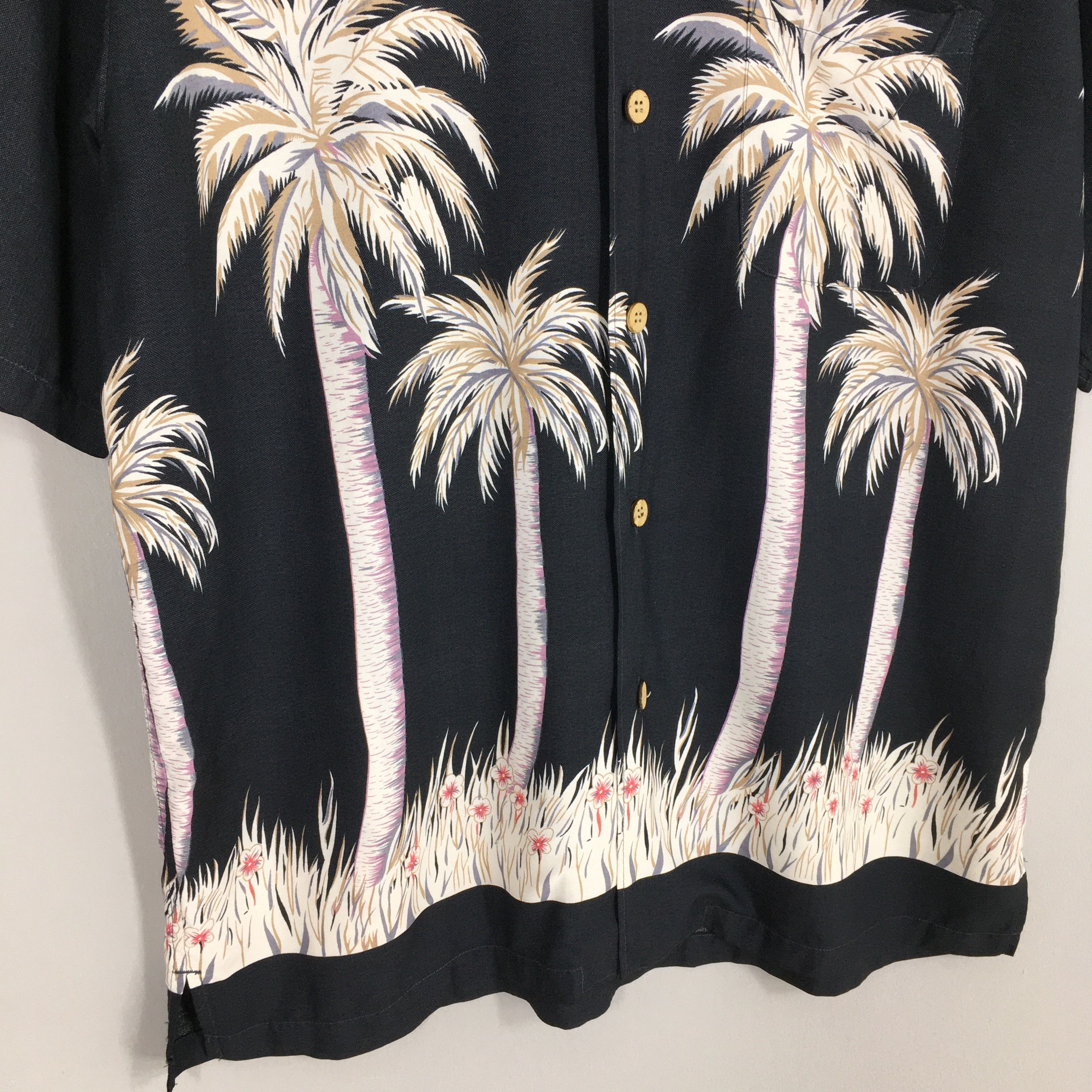 Life's a Beach Hawaiian Coconut Tree Beach View Shirt Poleyster Large Size US L / EU 52-54 / 3 - 4 Thumbnail