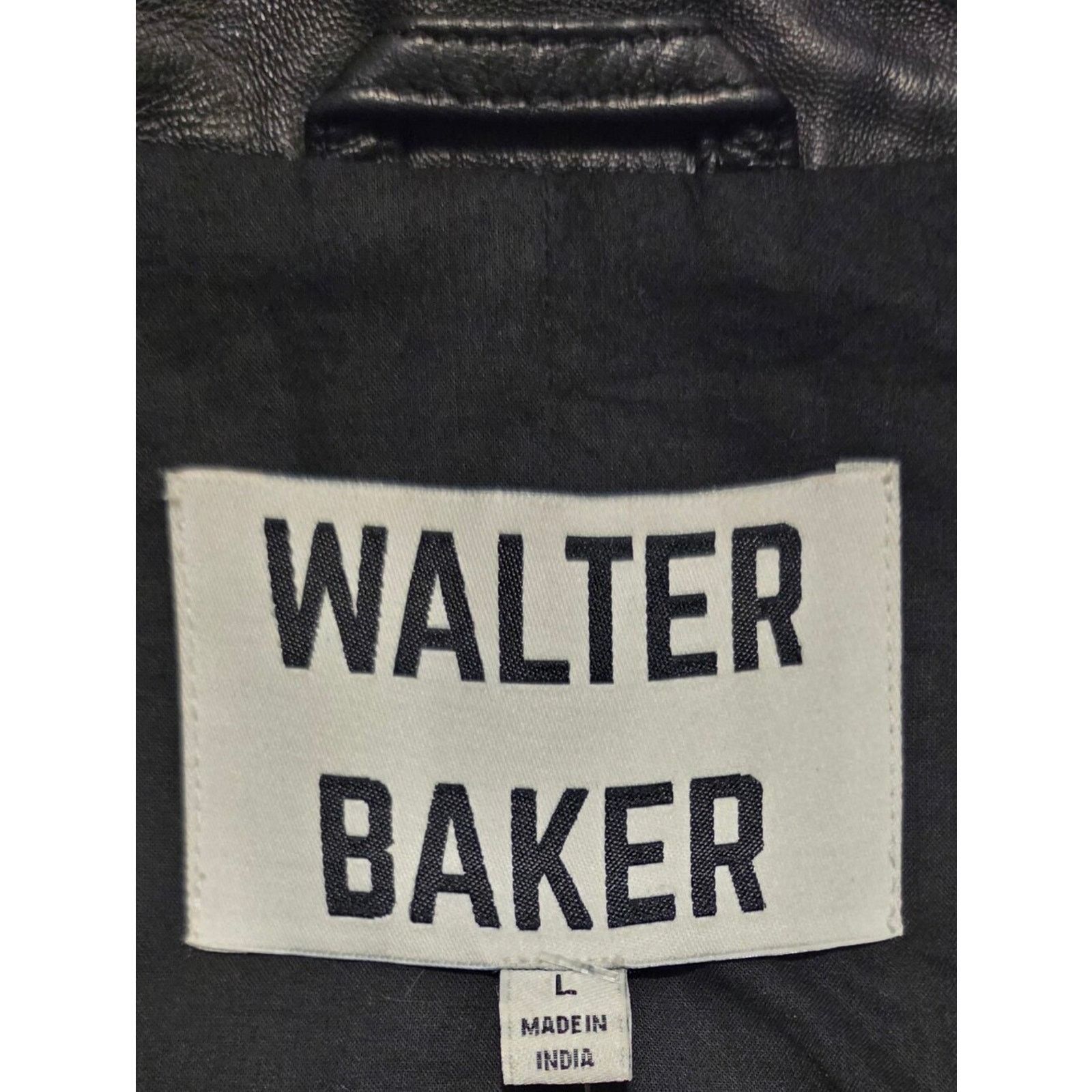 Leather NWOT Walter Baker New York Black Leather Candace Jacket L Size L / US 10 / IT 46 - 13 Thumbnail