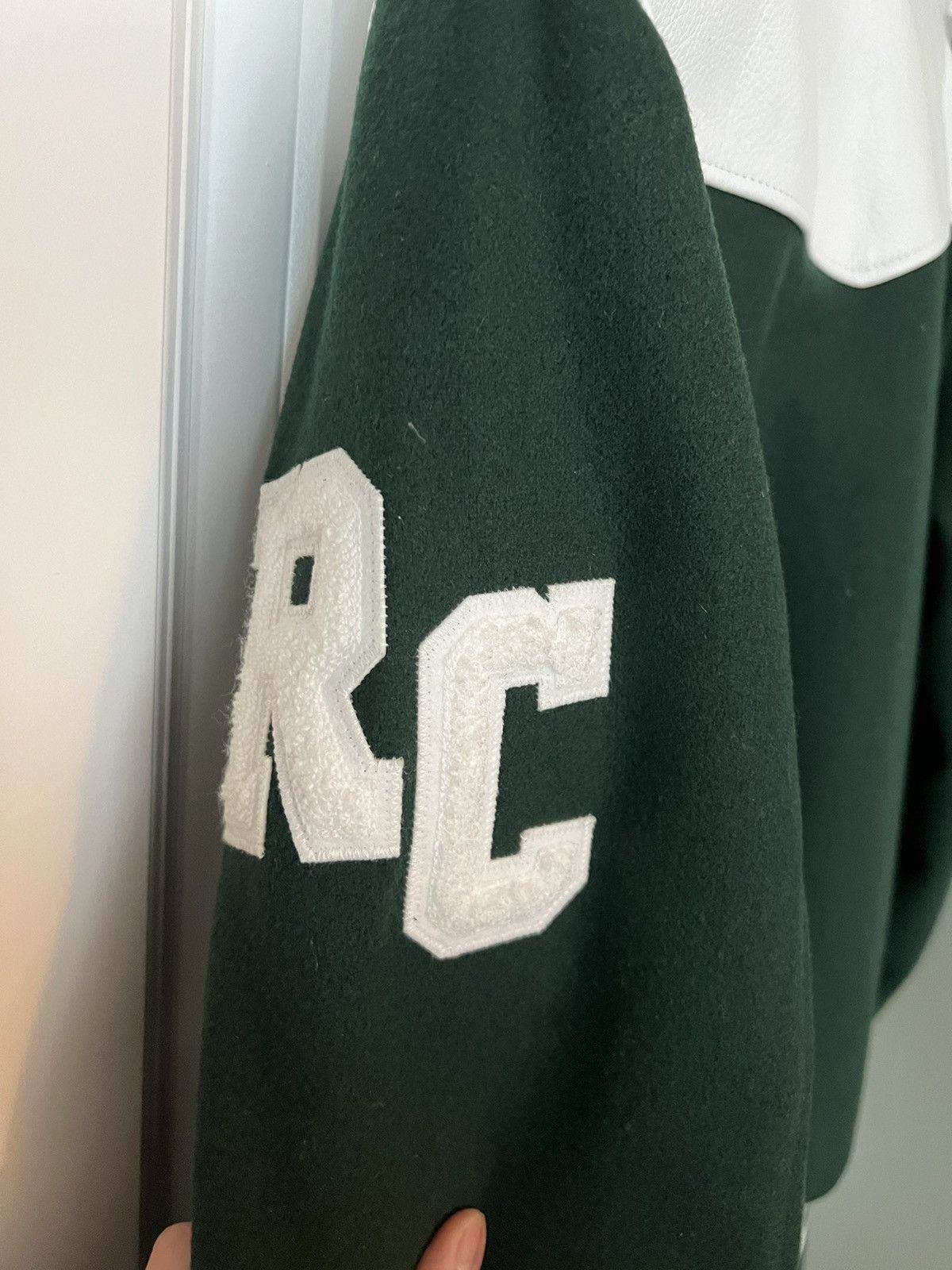 Golden Bear × Reigning Champ Reigning Champ Collard Teddy Varsity Jacket Size US L / EU 52-54 / 3 - 3 Thumbnail