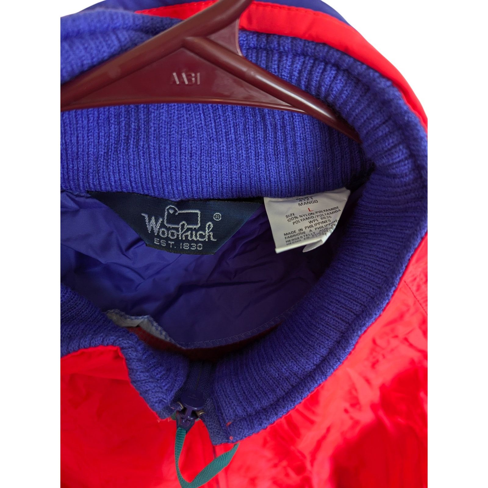 Woolrich Woolen Mills Vintage Woolrich Men's Pink Purple Windbreaker Packable Size US L / EU 52-54 / 3 - 3 Thumbnail