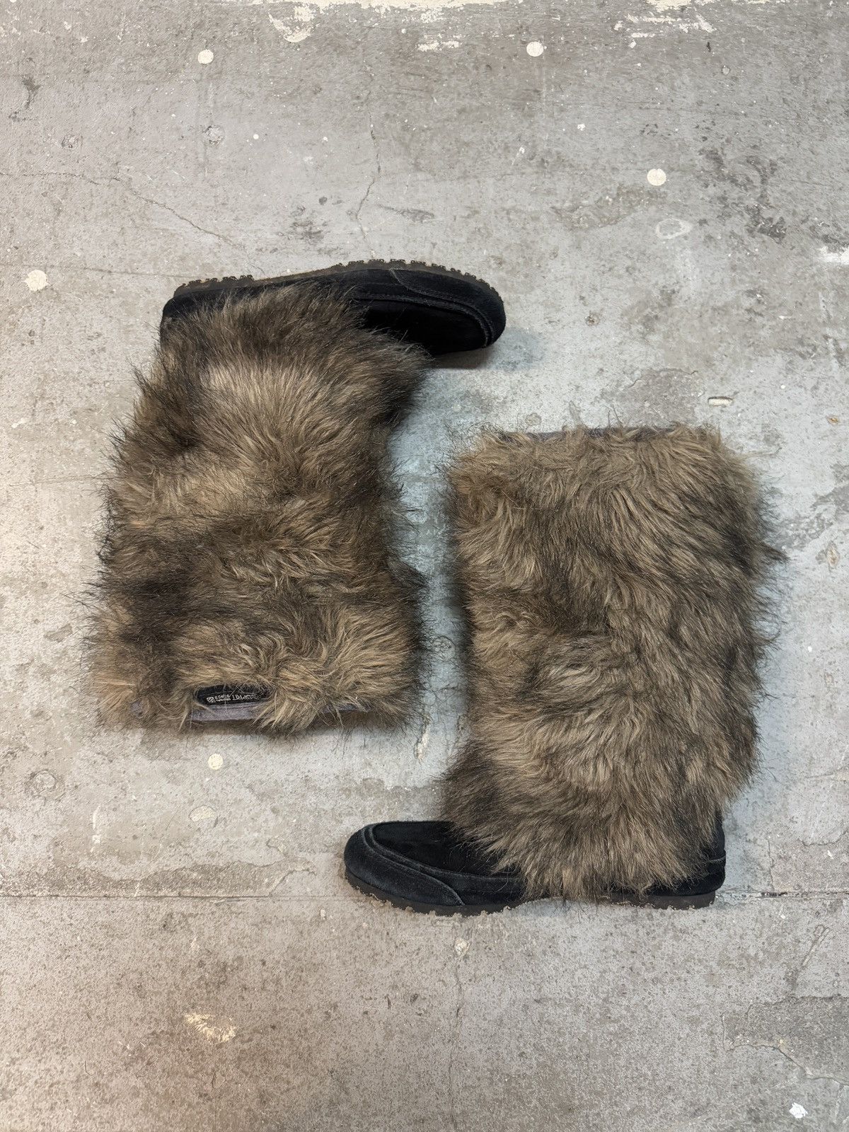 Vintage Espirit Fur Vintage Winter Boots y2k Moon Ski Size US 6 / IT 36 - 8 Thumbnail
