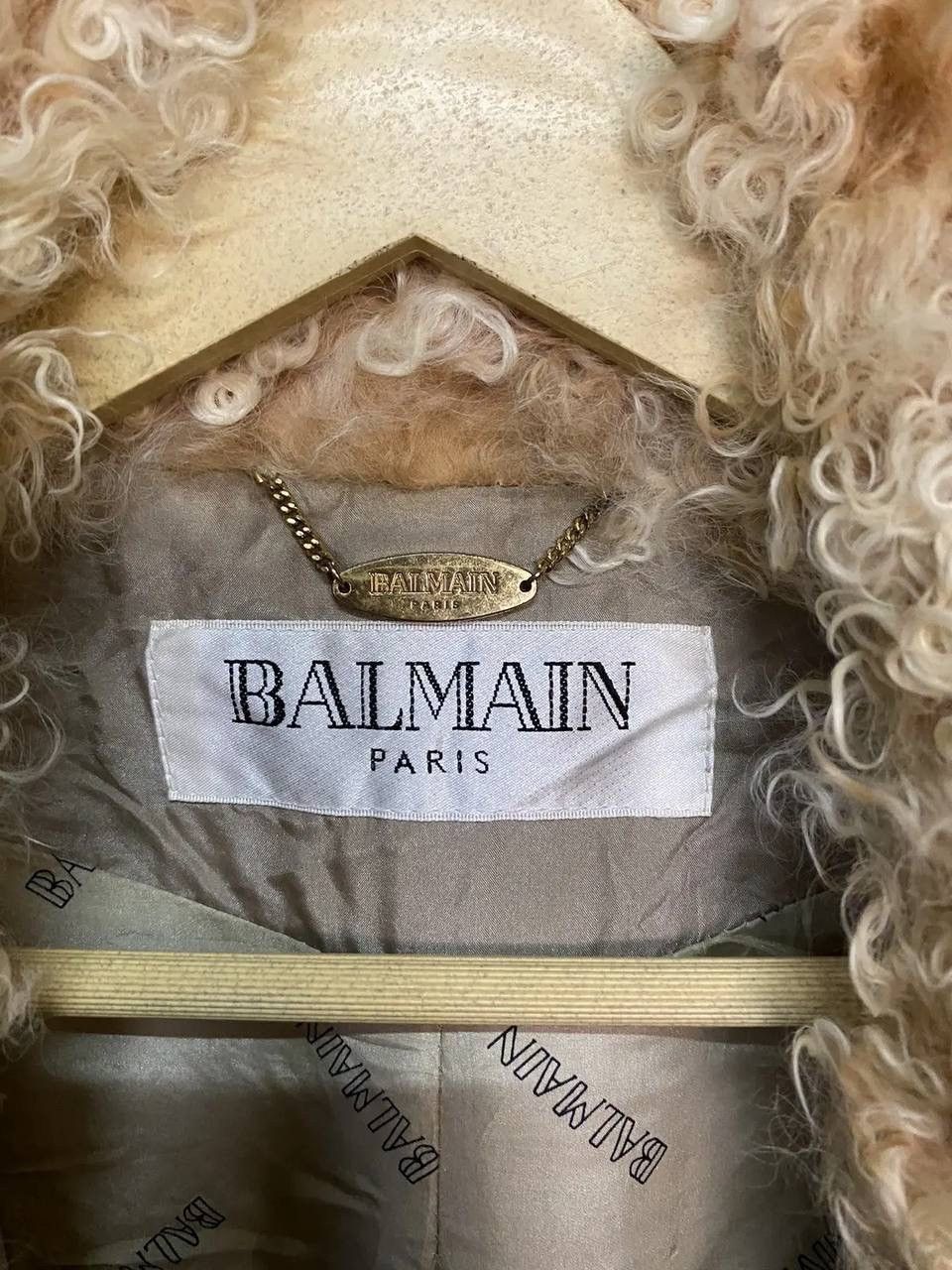Balmain Vintage Balmain Fur Collar Jacket Size L / US 10 / IT 46 - 9 Thumbnail