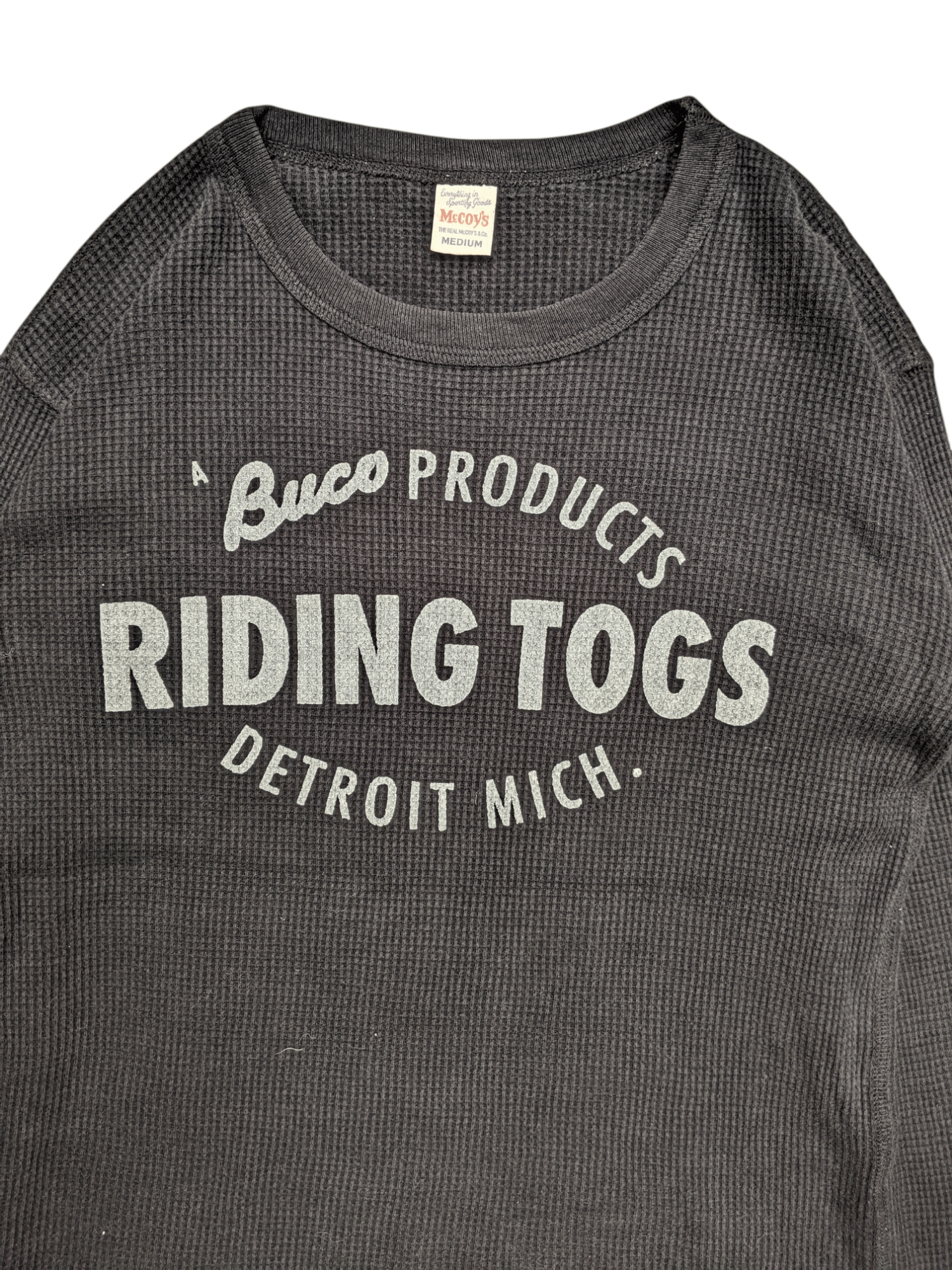 The Real McCoy's Buco 'Riding Togs' by The Real McCoy's Waffle Knit T shirt Size US M / EU 48-50 / 2 - 2 Thumbnail