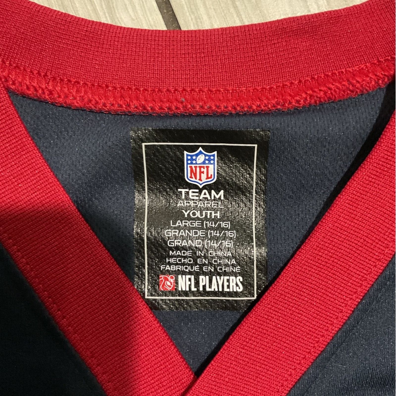 NFL Houston Texans Deshaun Watson #4 NFL Jersey Youth Size US L / EU 52-54 / 3 - 5 Thumbnail