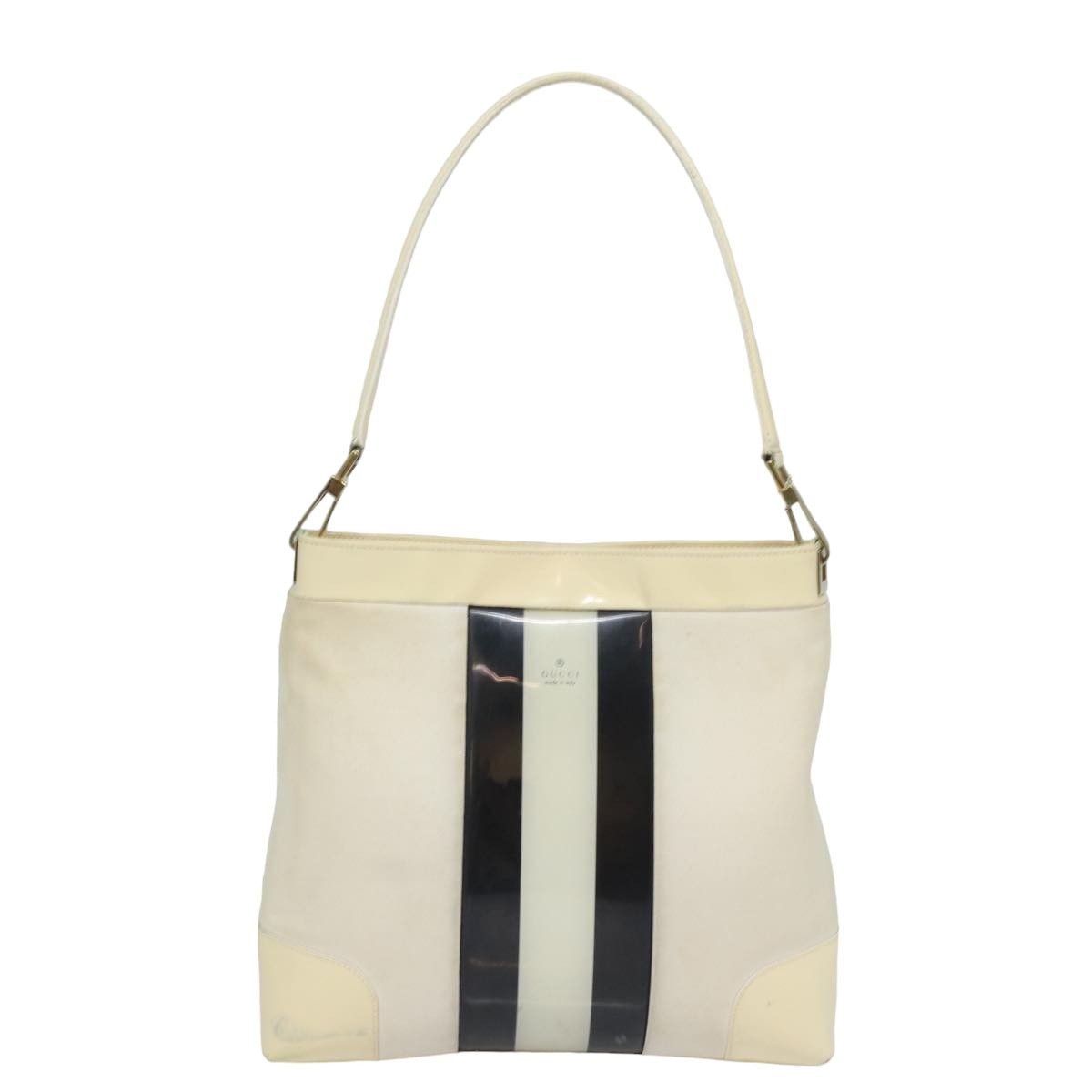 Gucci Black Canvas Shoulder Bag (Pre-Owned) Size ONE SIZE - 1 Thumbnail
