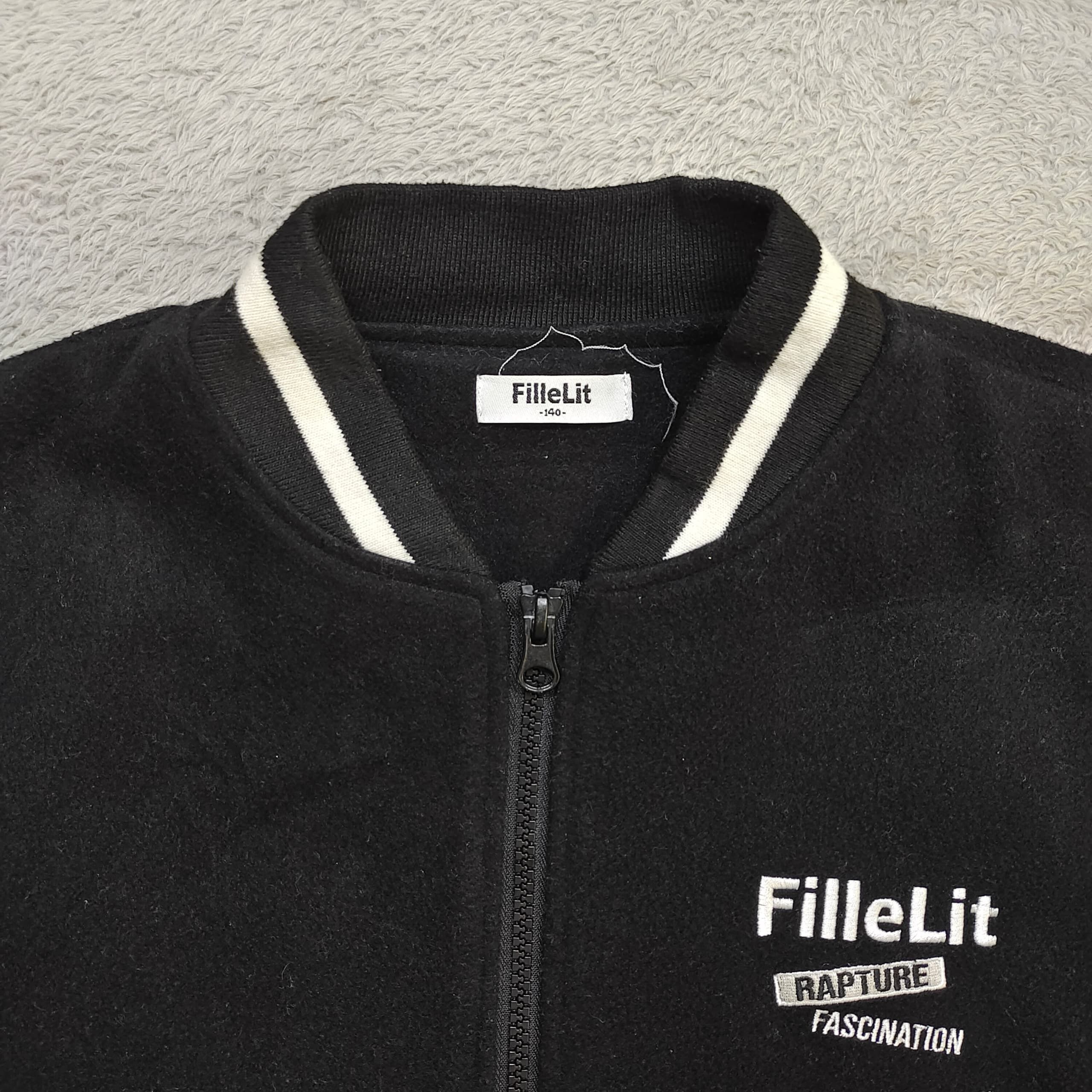 Vintage Vintage FilleLit Rapture Fascination Bomber Fleece Jacket Size US M / EU 48-50 / 2 - 2 Thumbnail
