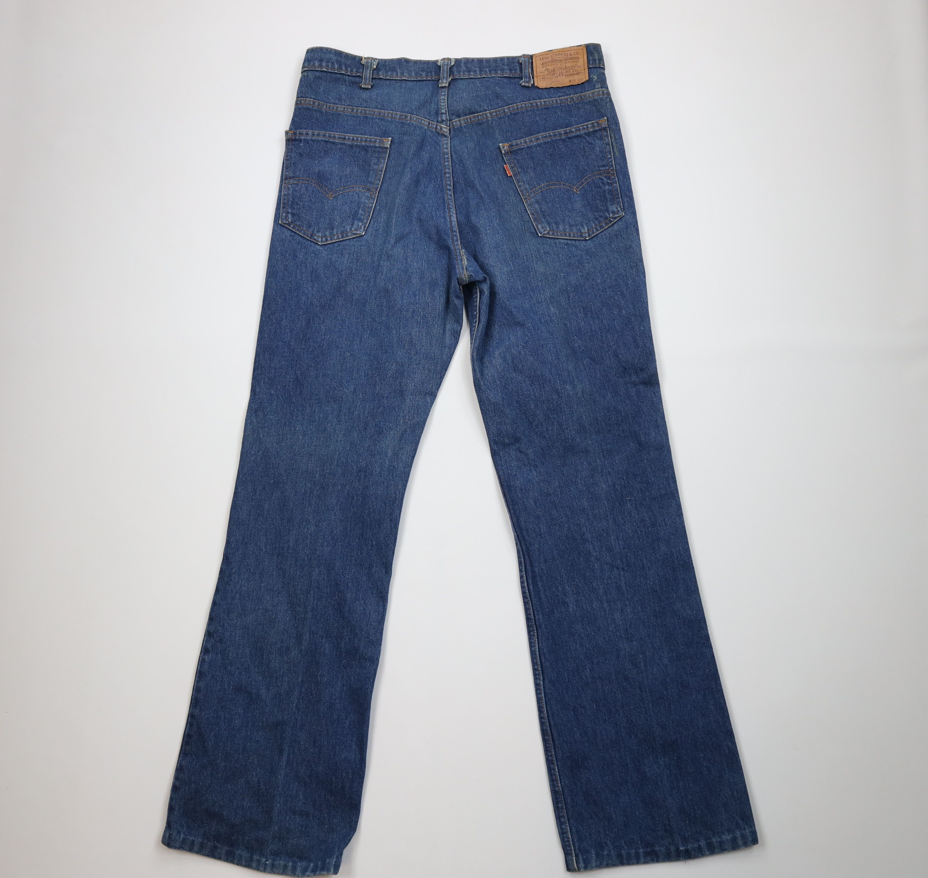Levi's Vintage 80s Levis 517 Orange Tab Western Flared Jeans USA Size US 38 / EU 54 - 10 Thumbnail