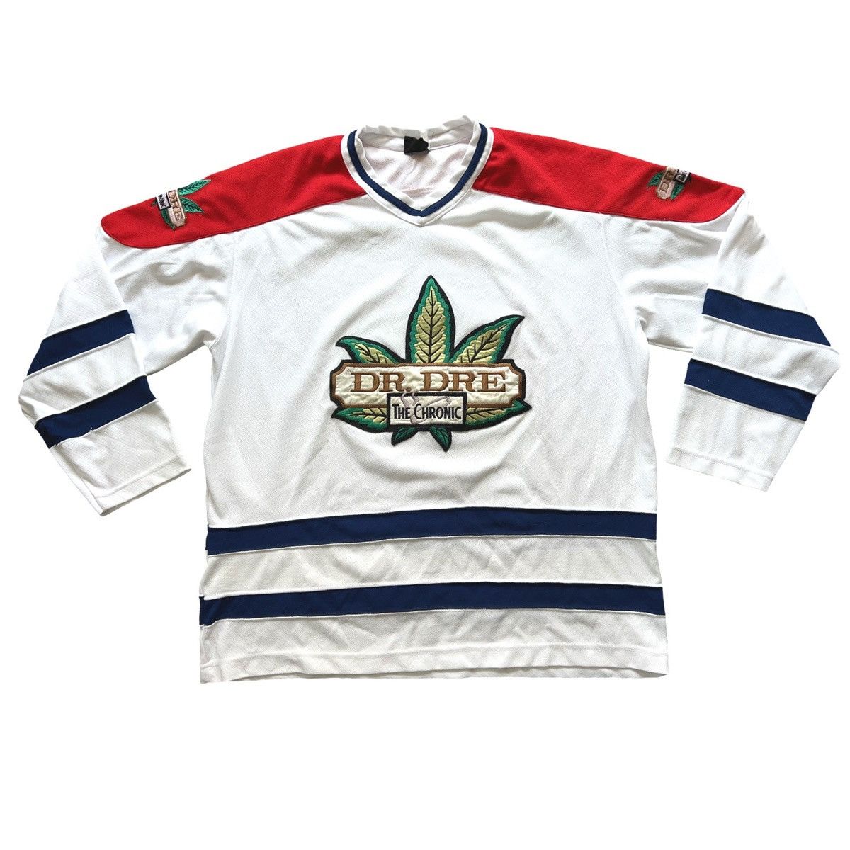 Vintage Dr. Dre “The Chronic” Vintage Hockey Jersey – 90s Hip Hop Size US XL / EU 56 / 4 - 1 Thumbnail