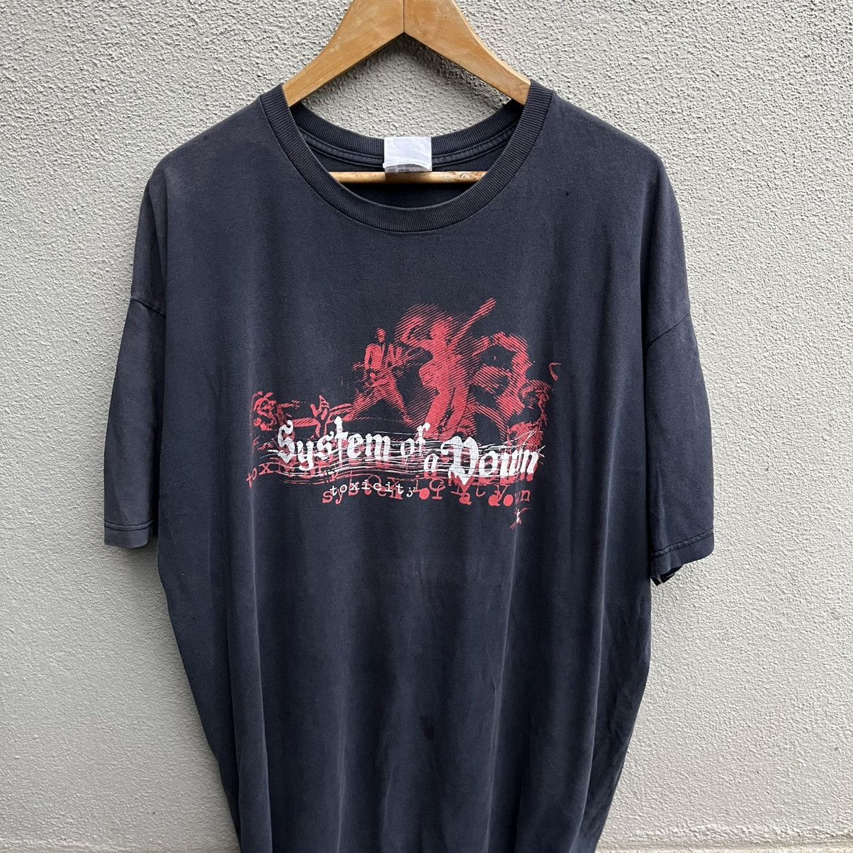 Band Tees Vintage SYSTEM OF A DOWN band tee toxicity Size US XXL / EU 58 / 5 - 2 Thumbnail