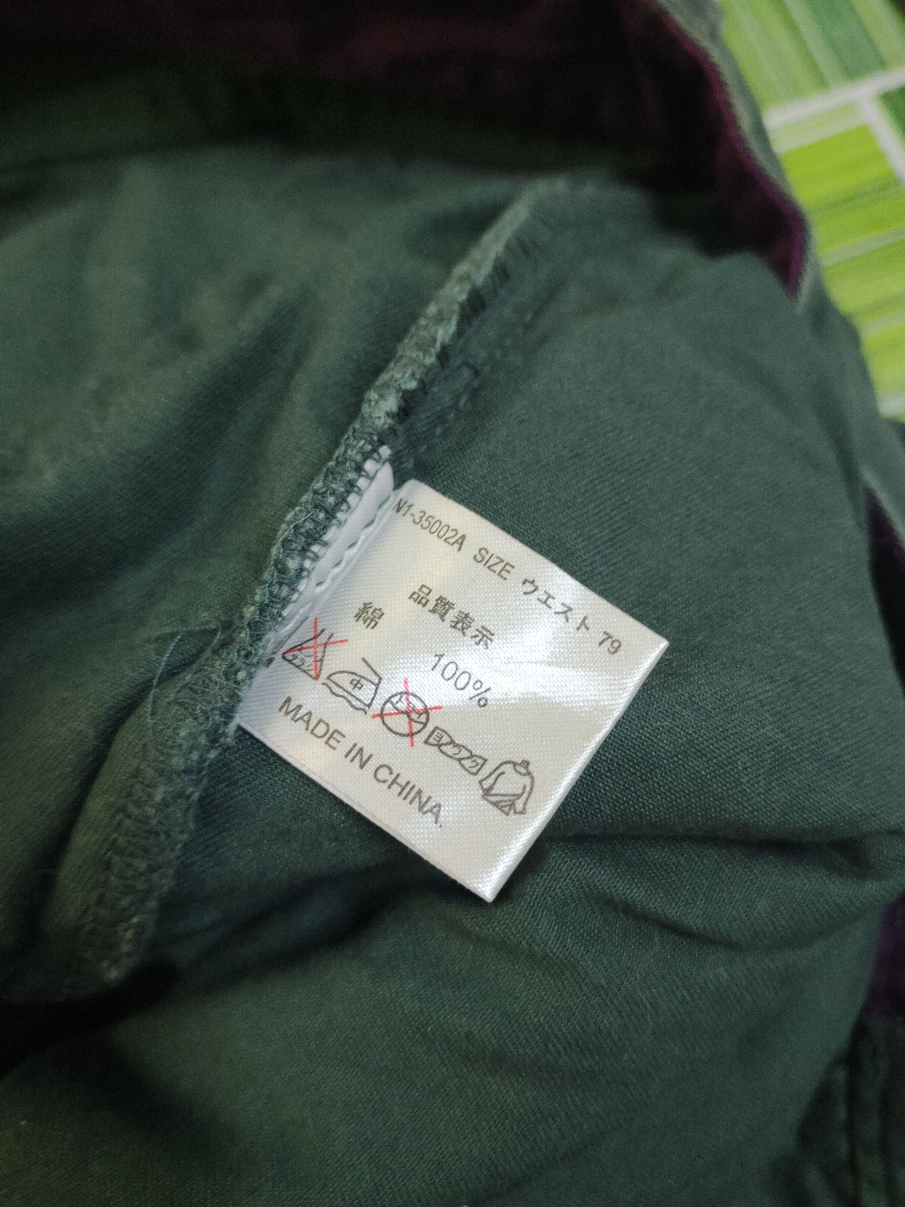 Japanese Brand DL Euphuistic Green Multipocket Casual Pants #1538 Size US 30 / EU 46 - 13 Thumbnail