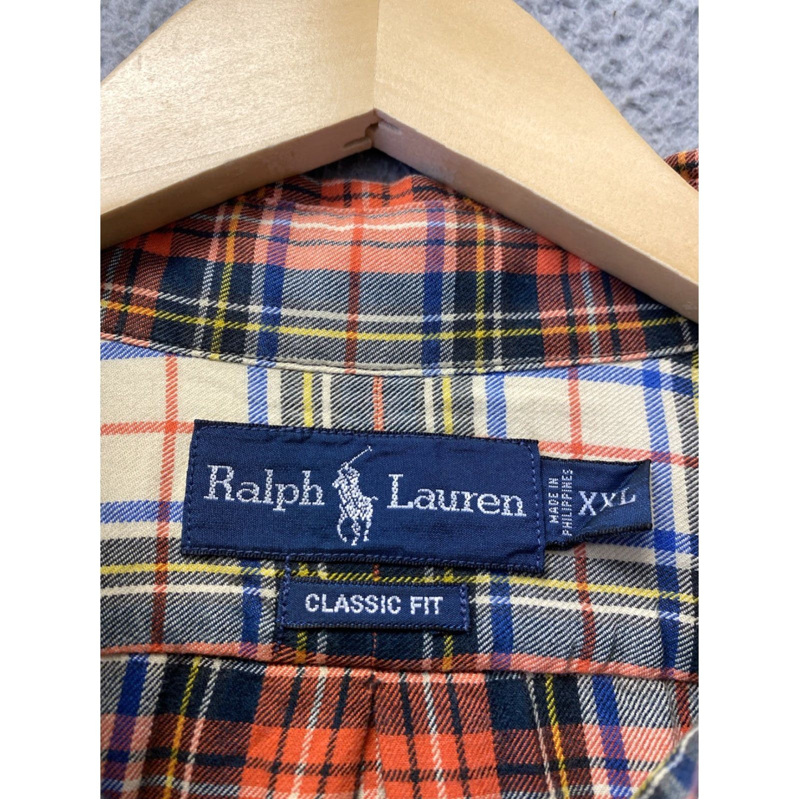 Polo Ralph Lauren VINTAGE Polo Ralph Lauren Shirt Mens 2XL Short Sleeve Red Plaid Button Up Casual Business Travel Size US XXL / EU 58 / 5 - 3 Thumbnail