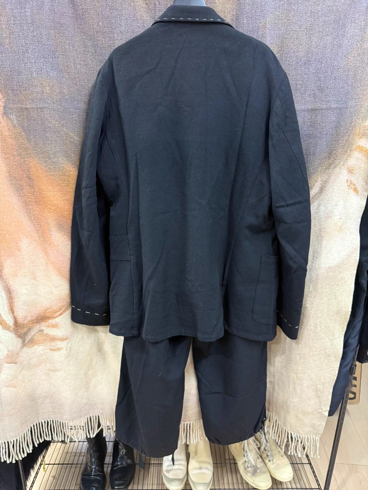 Yohji Yamamoto Yohji Yamamoto Y's for Men Wool Suit Kiko Kostadinov Style Size 54L - 3 Thumbnail