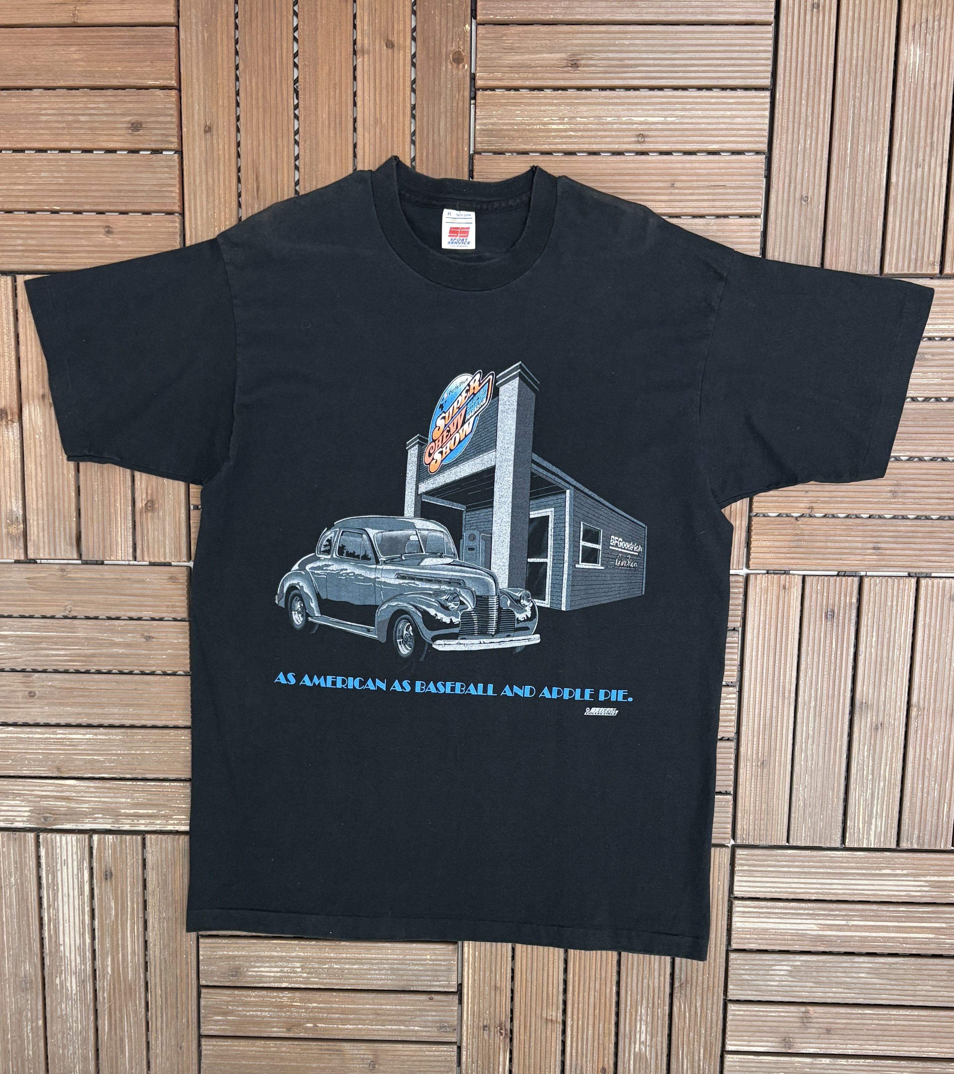 Vintage Super Chevy Show Vintage Black T-Shirt Tee Size US XL / EU 56 / 4 - 1 Thumbnail