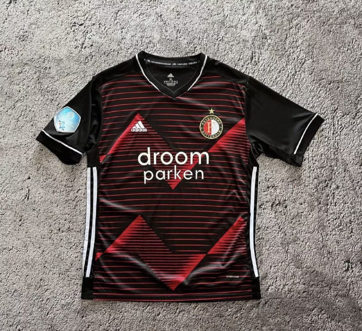 Adidas Adidas FC Feyenoord Rotterdam 2020-2021 Soccer Jersey Size US XL / EU 56 / 4 - 1 Thumbnail