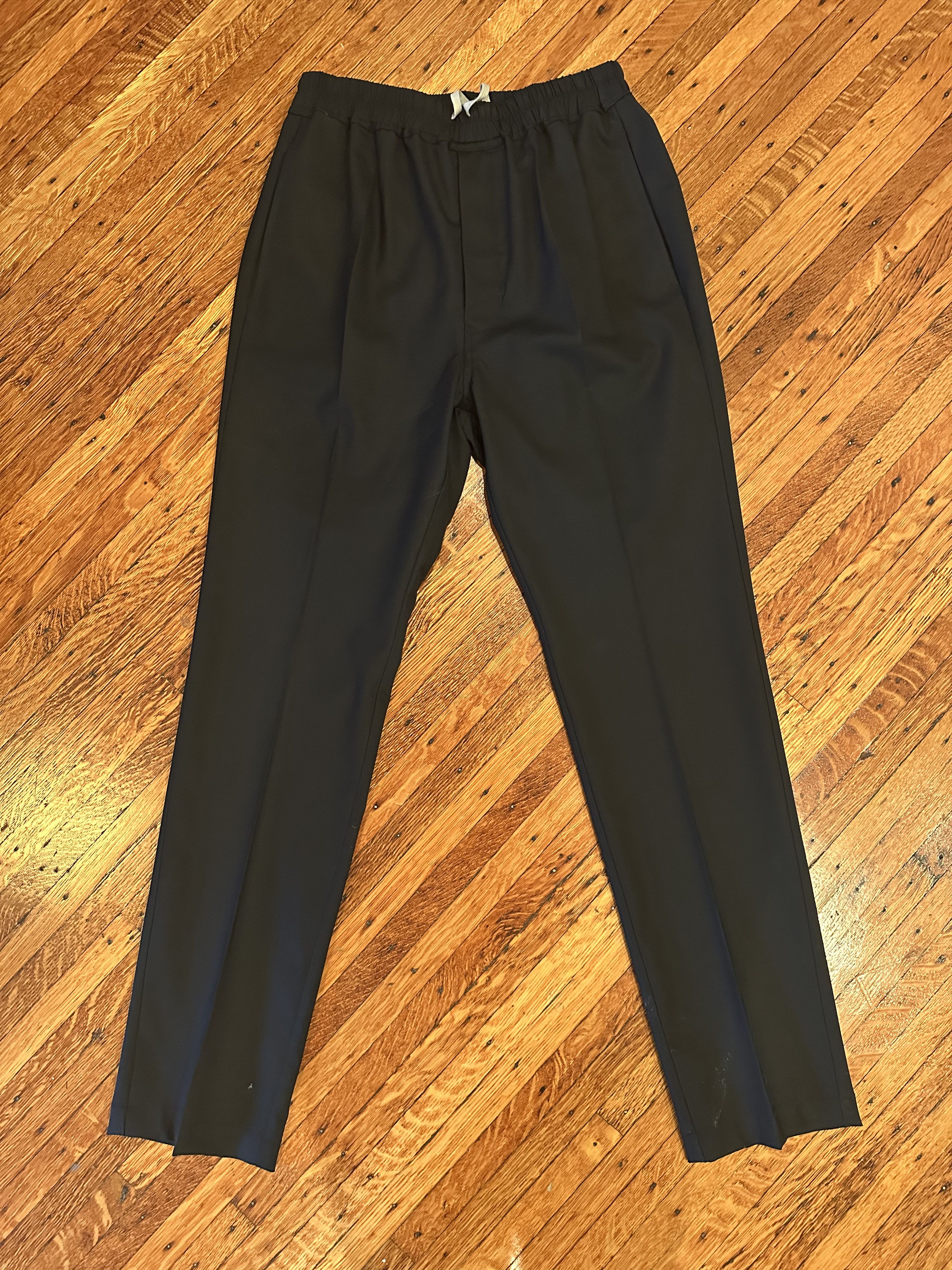 Rick Owens Rick Owens Men's FW25 Concordians Wool Drawstring Pants Size US 32 / EU 48 - 1 Thumbnail
