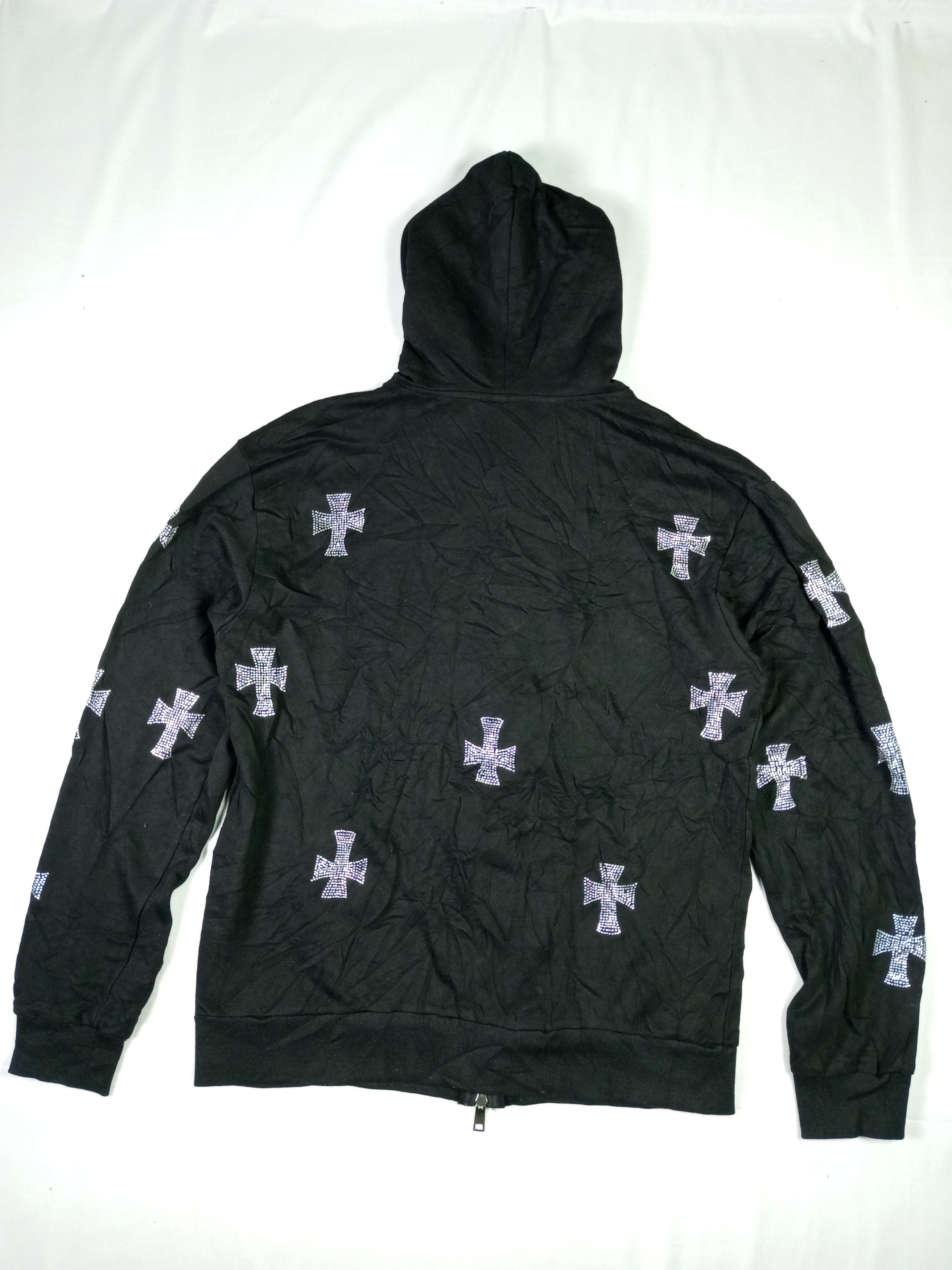 If Six Was Nine ZHYZ Cross Pattern Black Full Over Zip Hoodie CH Style Size US L / EU 52-54 / 3 - 16 Thumbnail