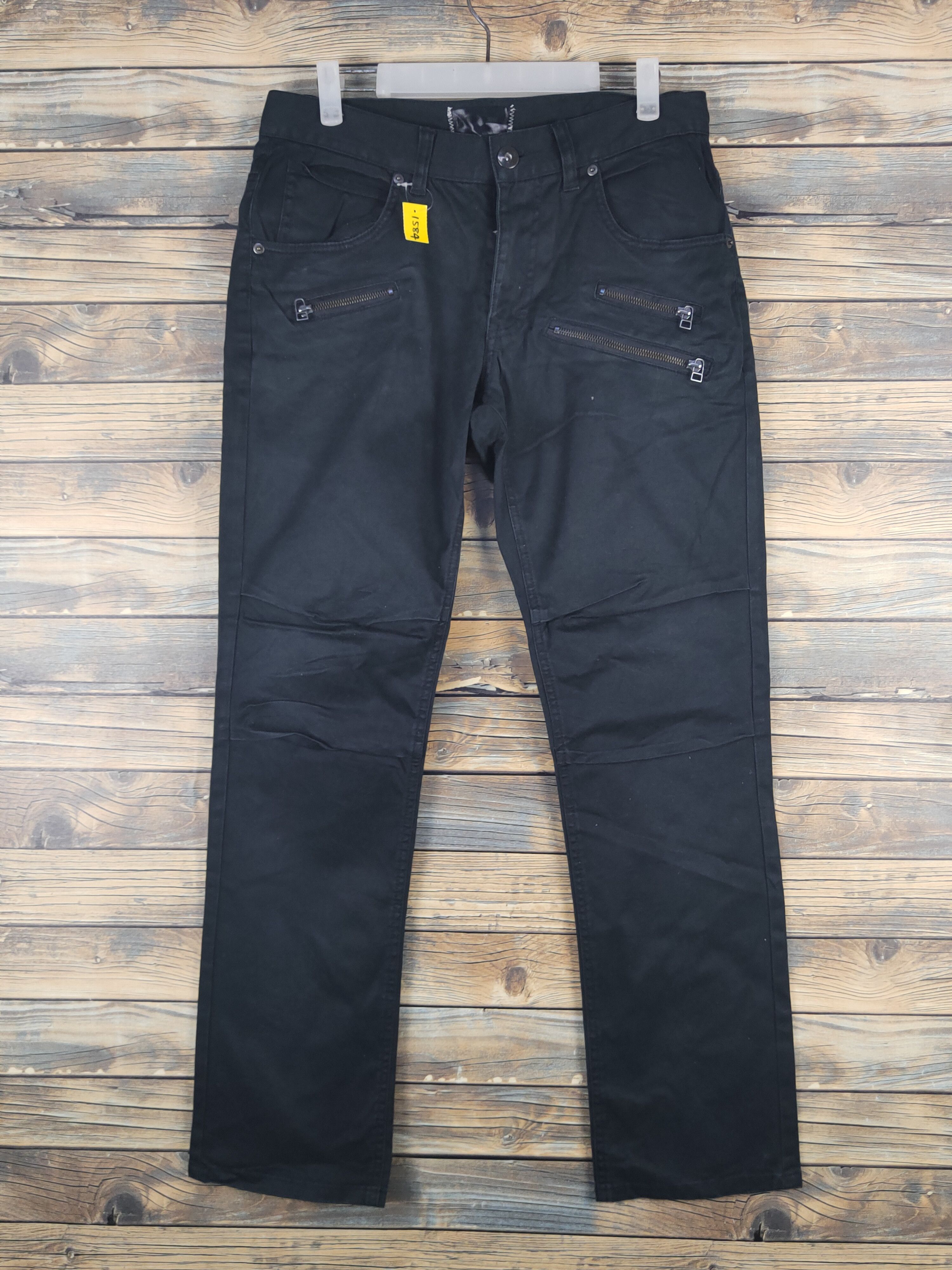 Japanese Brand DL Japanese Brand Black Multipocket Casual Pants #1584 Size US 30 / EU 46 - 1 Thumbnail