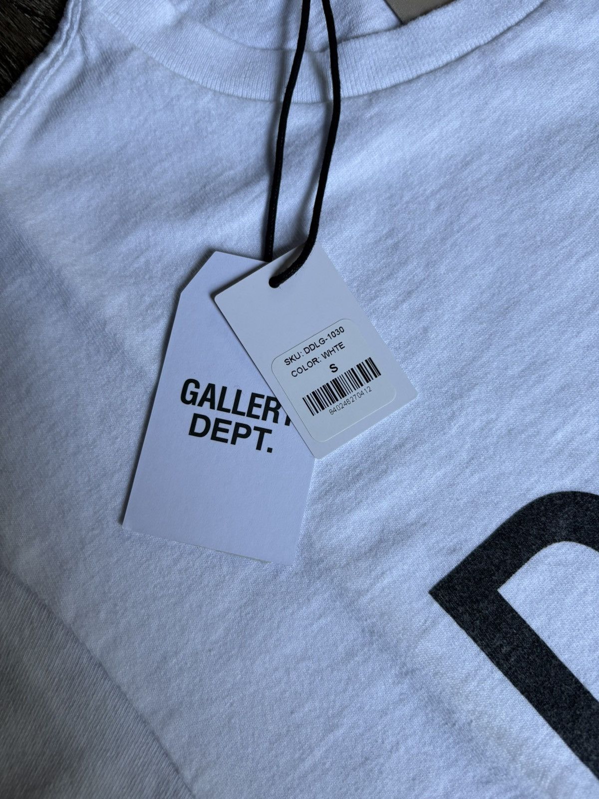 Gallery Dept. Gallery Dept. Dept de la Galerie Big Logo White Tee Shirt Size US S / EU 44-46 / 1 - 6 Thumbnail