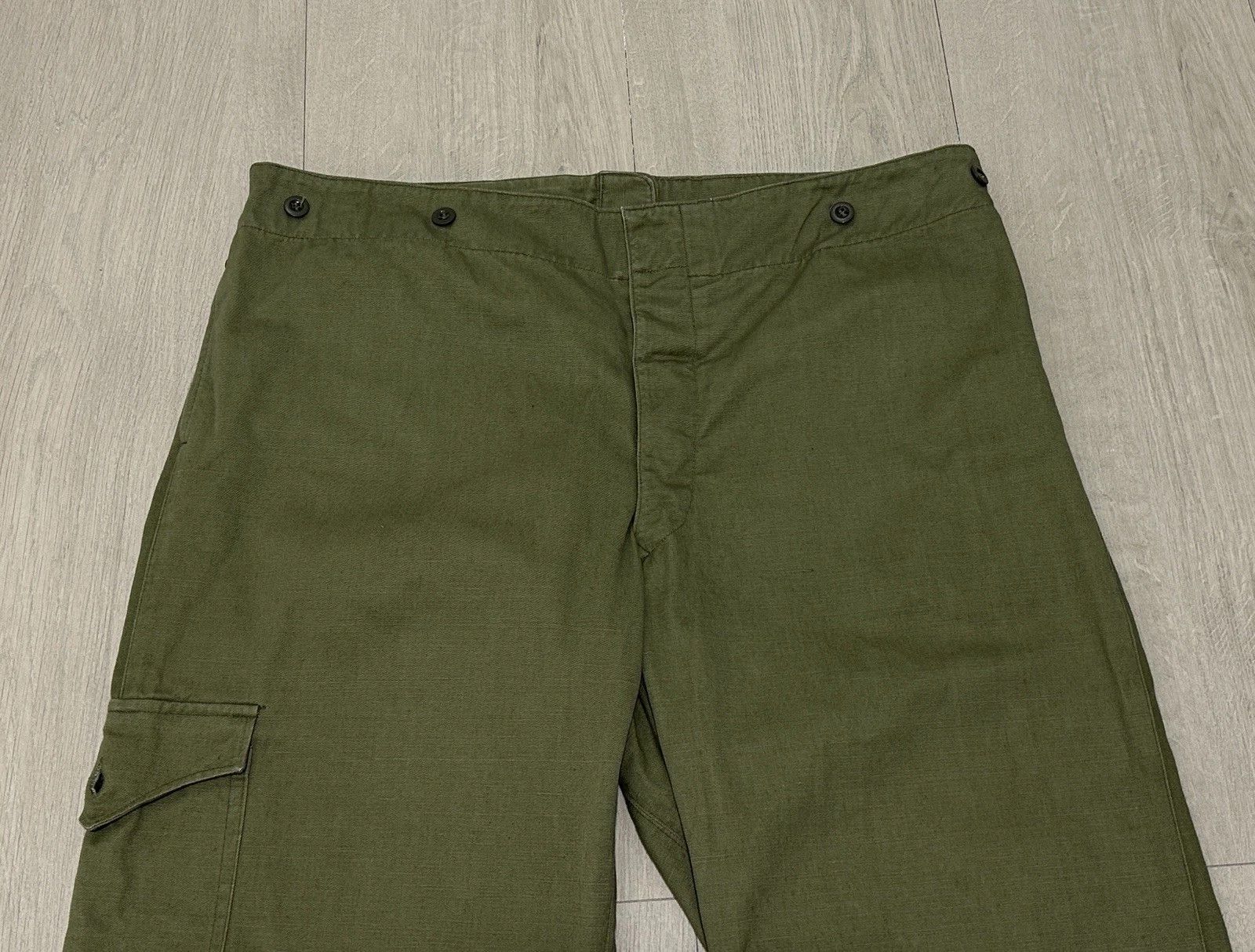 Vintage Vintage Army Militaria Pants Cut Japan Japanise Style Mens Size US 38 / EU 54 - 4 Thumbnail