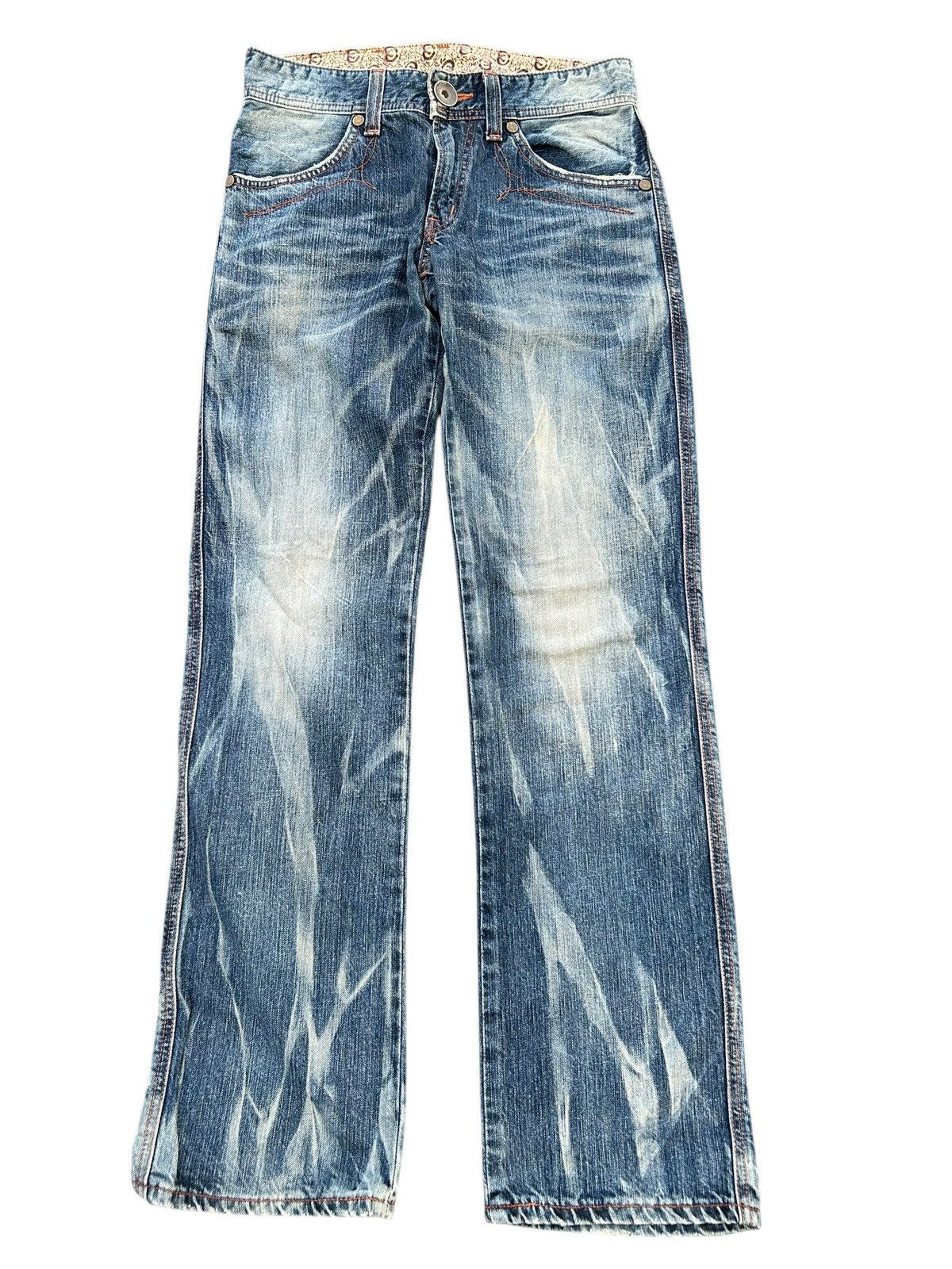 Edwin × Japanese Brand EDWIN BLUE TRIP HIPPIES STYLE DENIM 🌈☠️☠️ Size US 30 / EU 46 - 2 Thumbnail