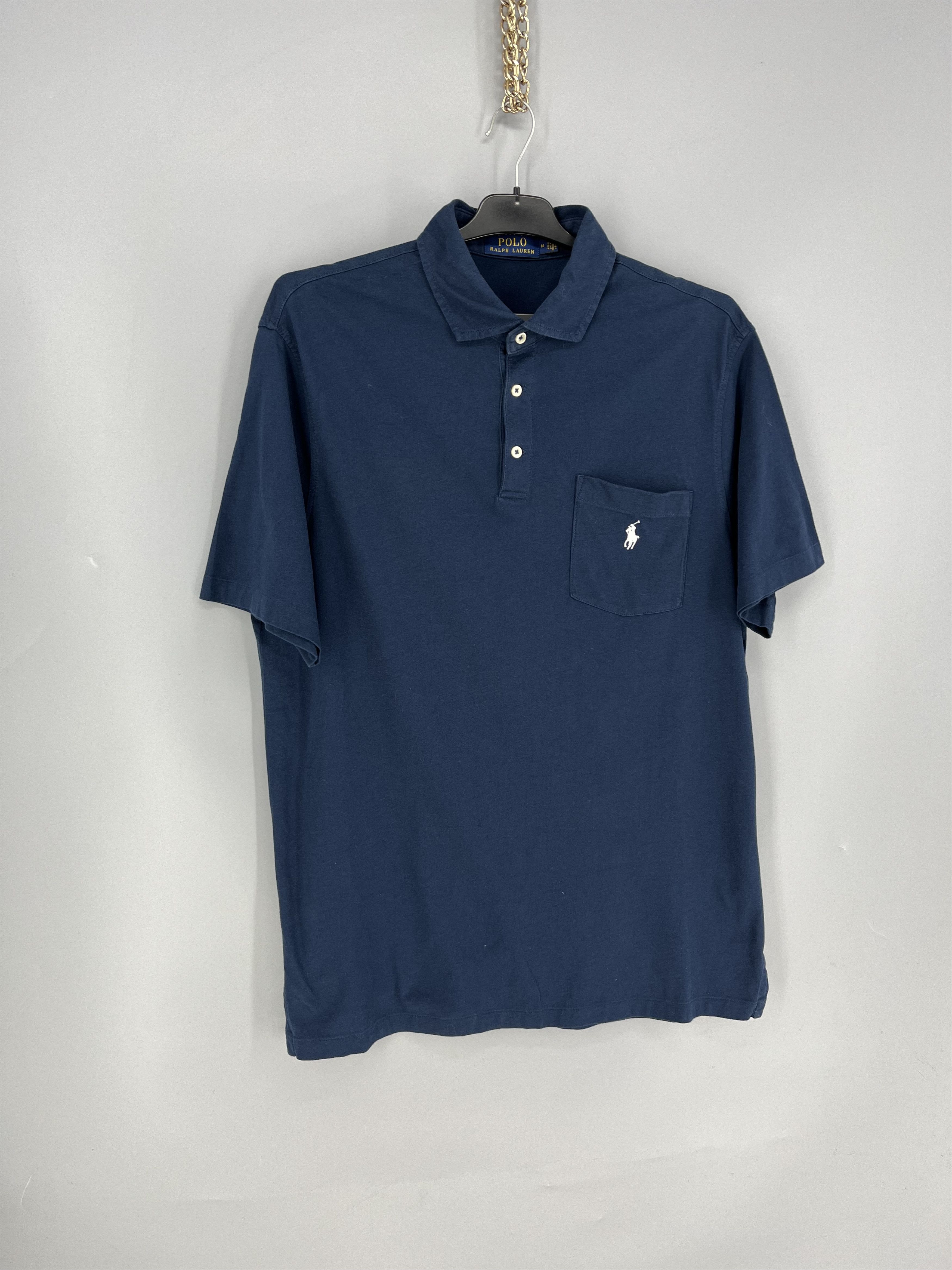 Polo Ralph Lauren Polo Ralph Lauren Pocket T Shirt Mens M Blue Cotton Pony Size US M / EU 48-50 / 2 - 2 Thumbnail