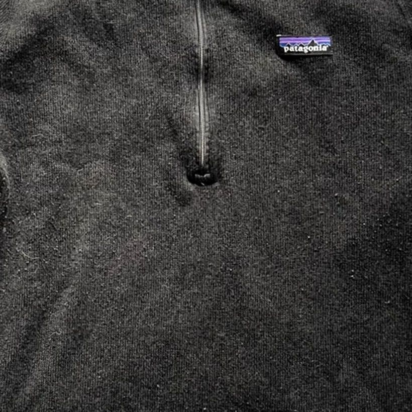 Patagonia VINTAGE Patagonia Women's Better Sweater 1/4 Zip Fleece Pullover Black L Pullover Women XS? Size L / US 10 / IT 46 - 3 Thumbnail