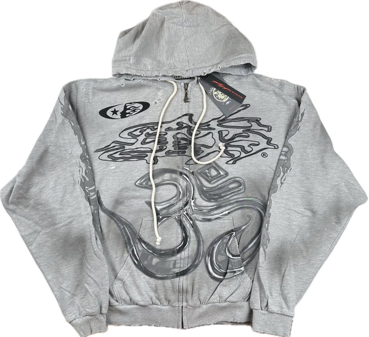 HELLSTAR Hellstar Yoga Zip Up Hoodie Size US XL / EU 56 / 4 - 1 Thumbnail