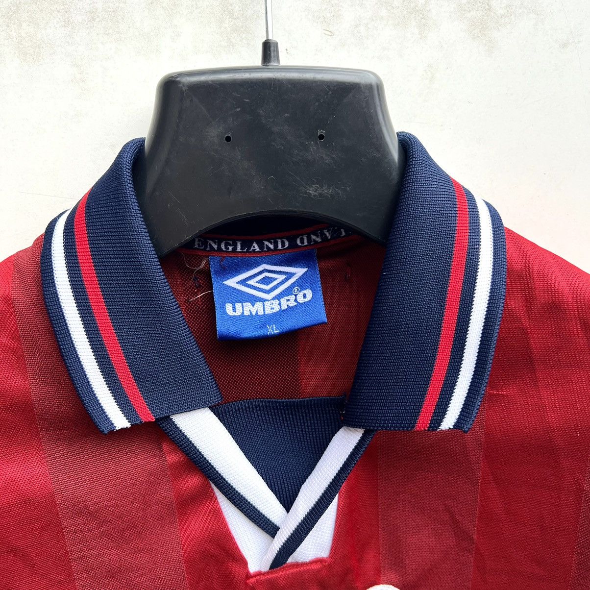 Umbro Umbro England 1997 1998 soccer jersey football shirt Size US XL / EU 56 / 4 - 3 Thumbnail