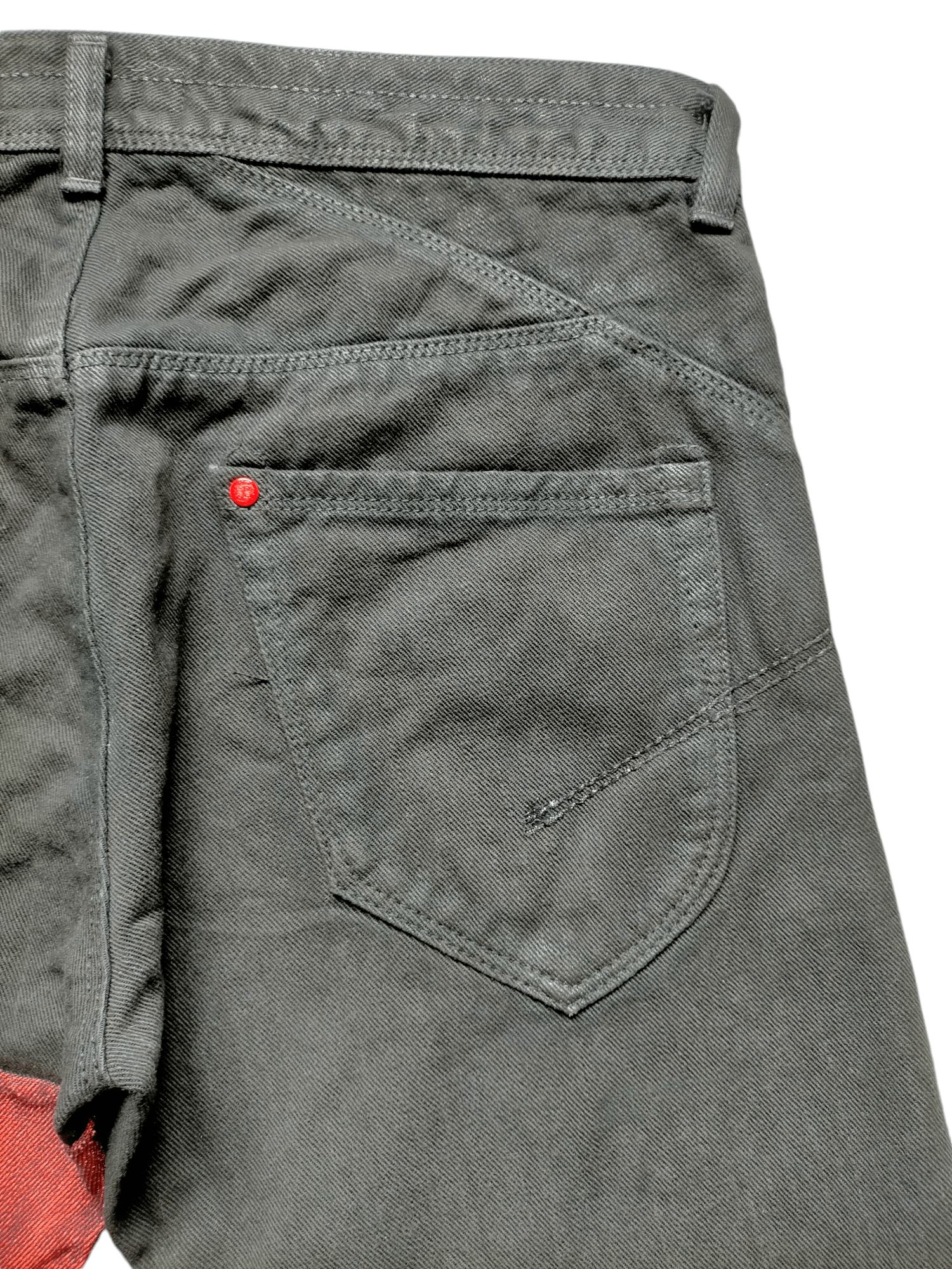 If Six Was Nine Flare Jeans Jackrose Waxed Boot cut Black Denim Size US 31 - 14 Thumbnail