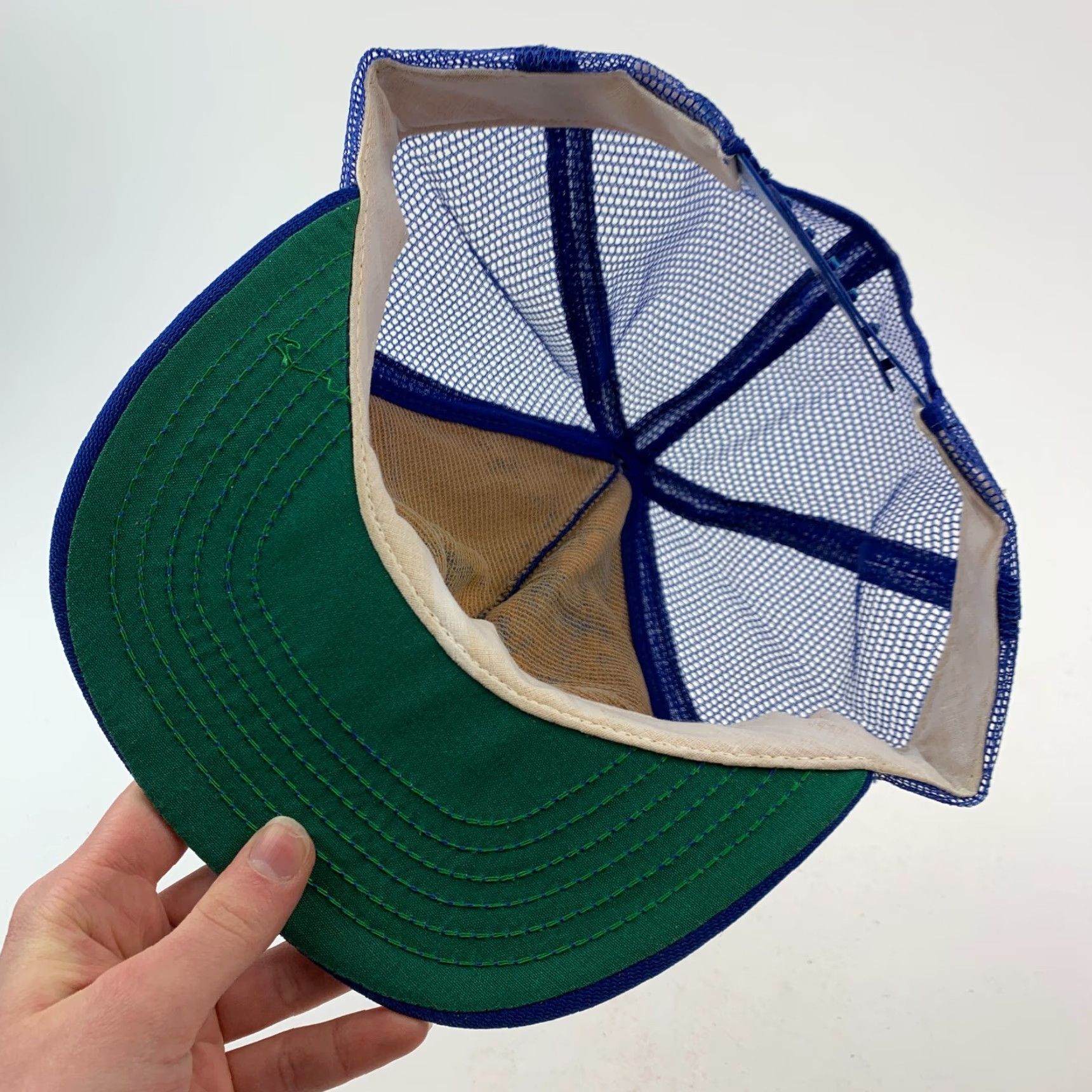 Vintage VINTAGE Local 304 Brotherhood of Electrical Blue Snapback Trucker Hat Cap Mens One Size Blue, Foam Shredded, Dusty, Casual, Cap, Snapback, Trucker Size ONE SIZE - 5 Thumbnail