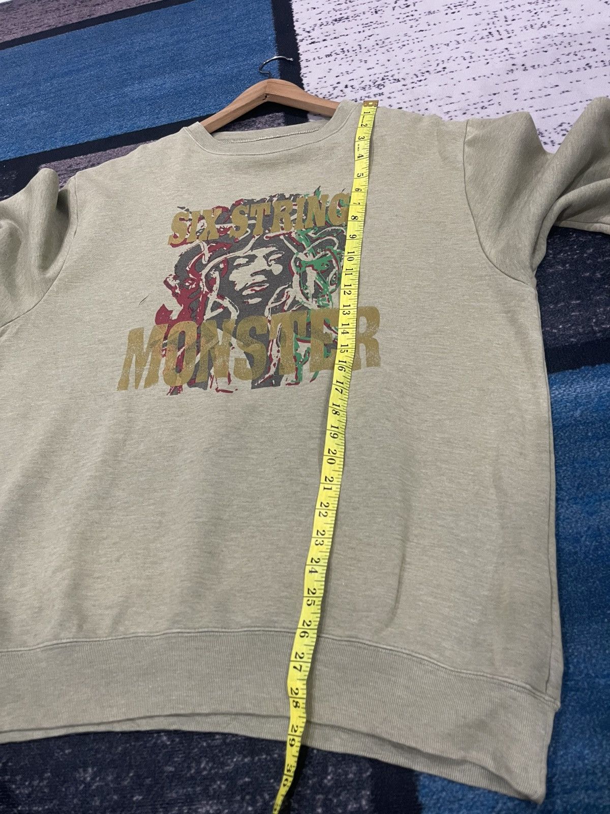 Vintage Vintage Six String Monster Sweatshirt Size US XL / EU 56 / 4 - 12 Thumbnail